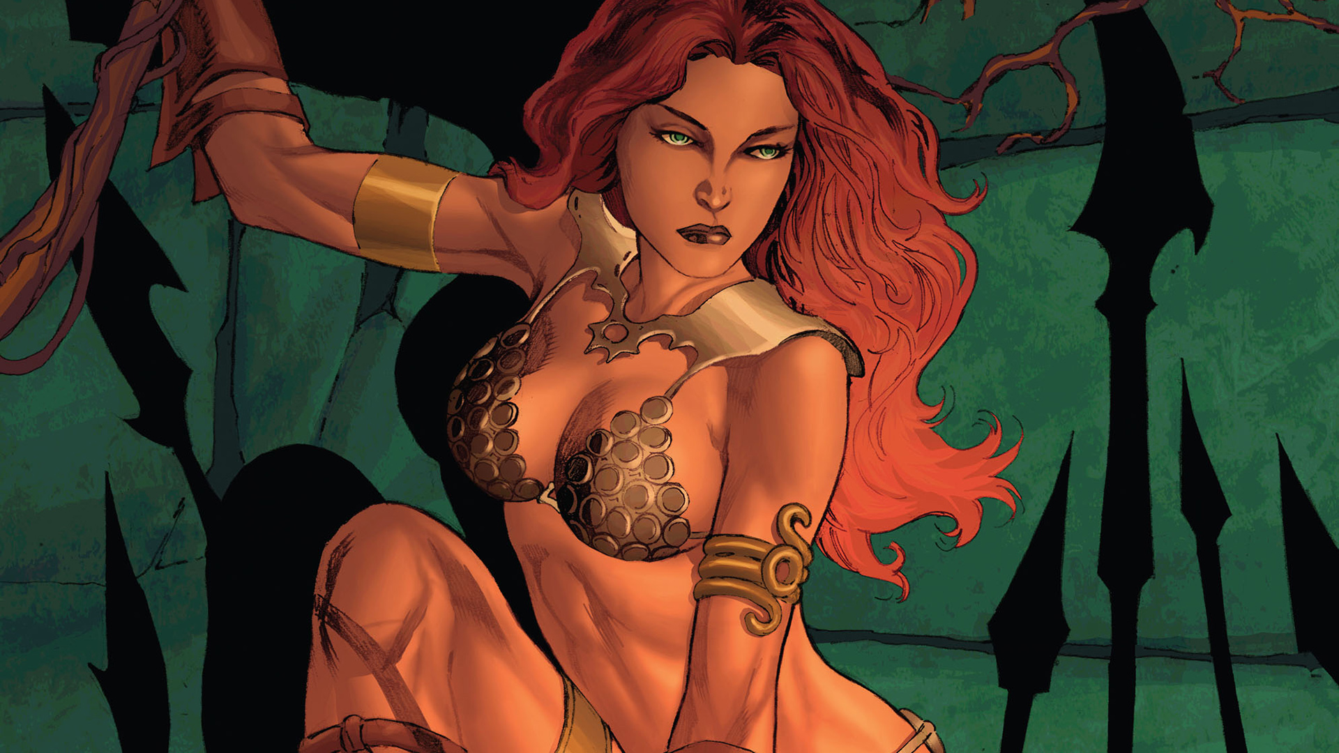 Handy-Wallpaper Comics, Red Sonja kostenlos herunterladen.