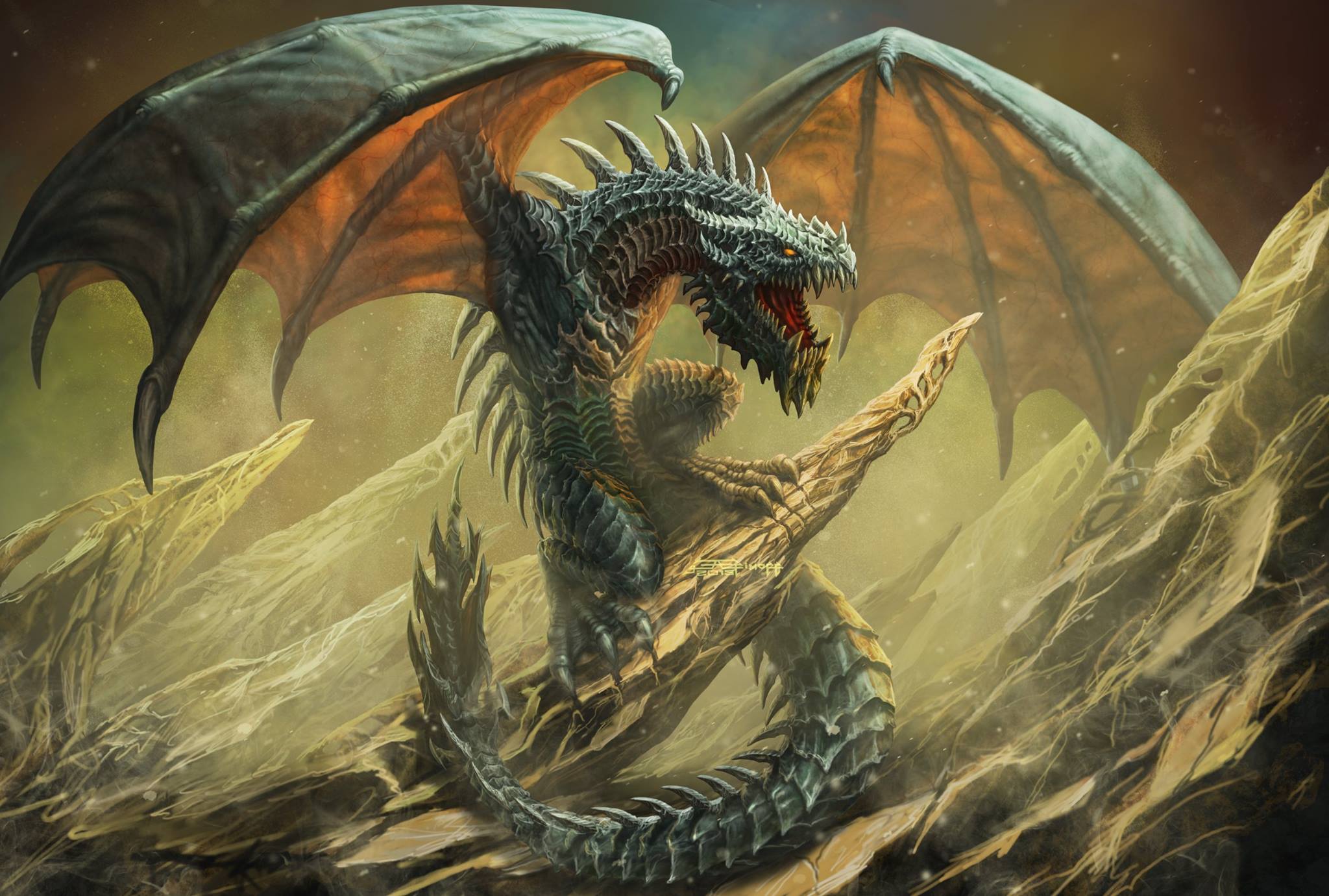 Download mobile wallpaper Fantasy, Dragon for free.