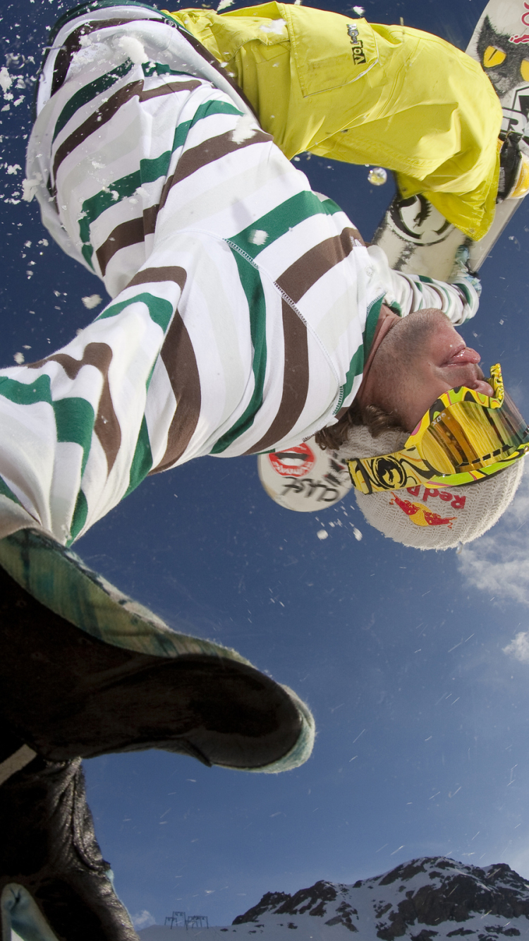 Download mobile wallpaper Sports, Snowboarding for free.