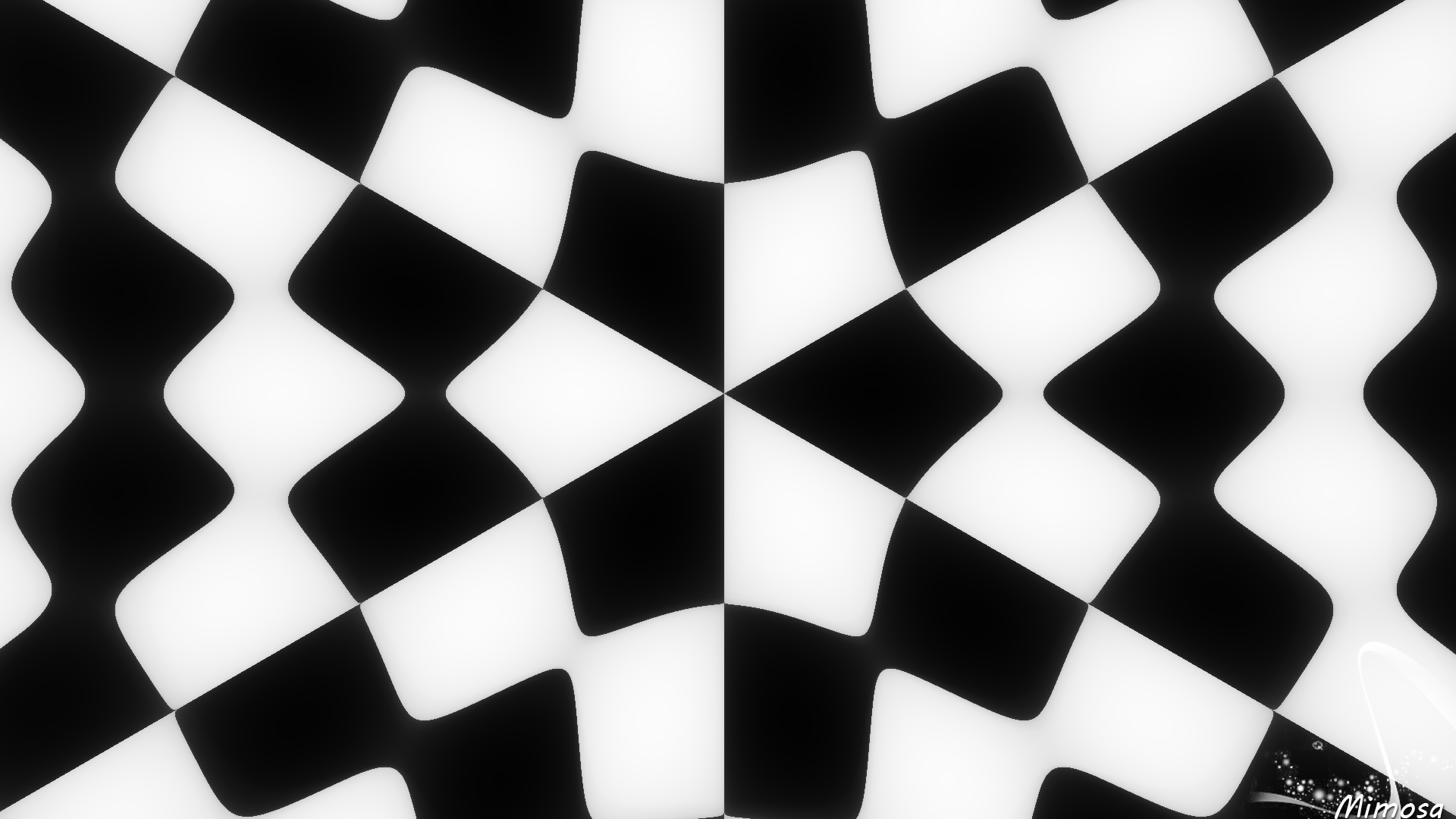 Download mobile wallpaper Abstract, Pattern, Kaleidoscope, Black & White for free.