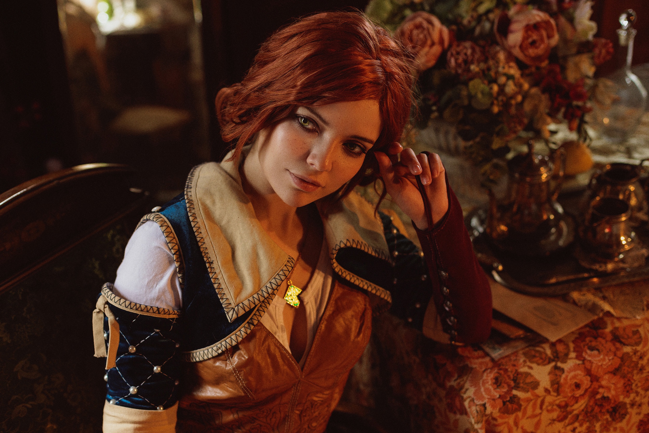 Download mobile wallpaper Women, The Witcher, Cosplay, Triss Merigold for free.