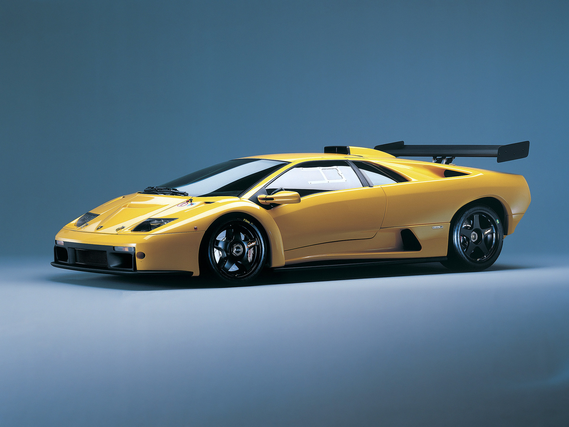 Download mobile wallpaper Lamborghini, Car, Lamborghini Diablo, Vehicles, Yellow Car for free.