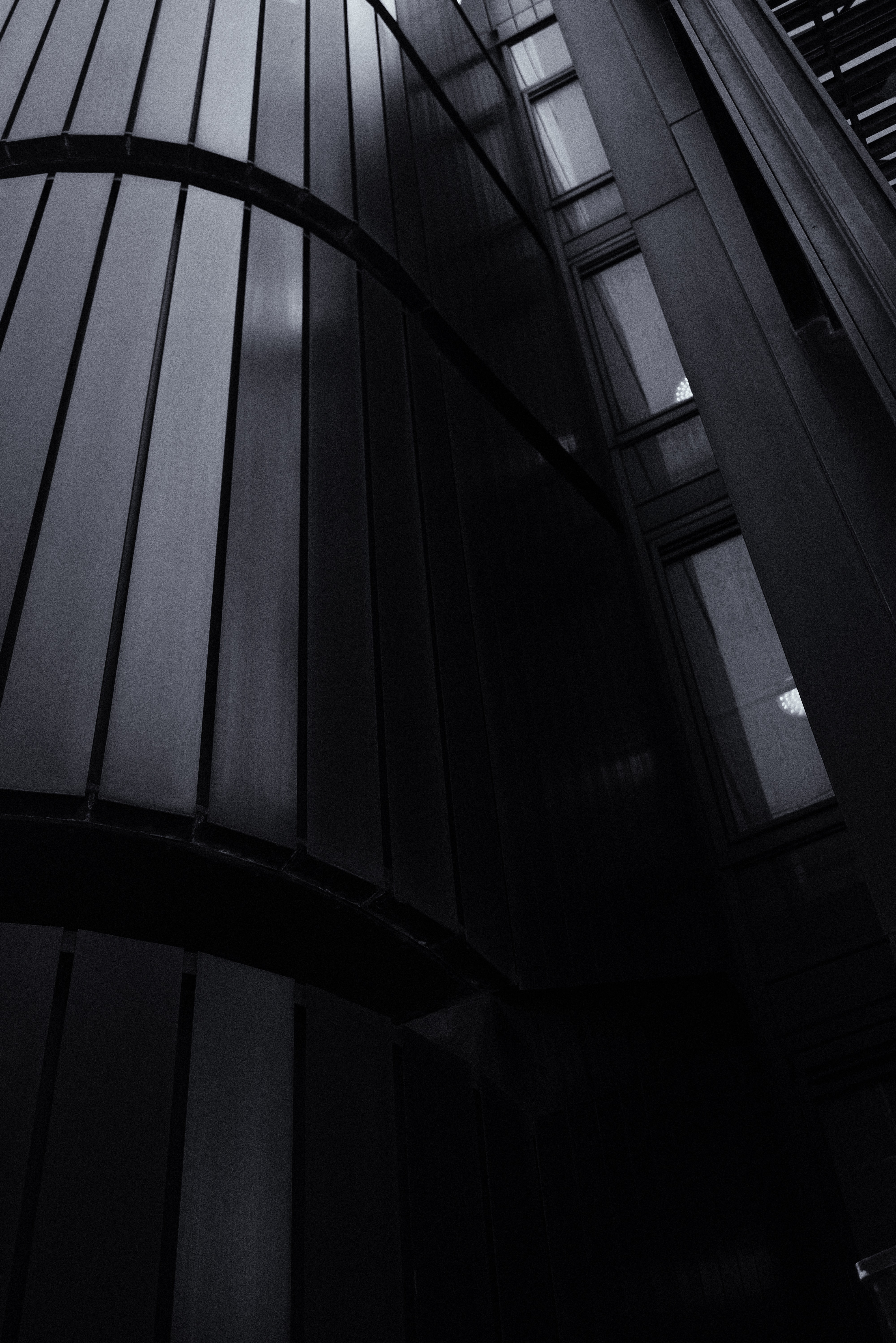 Full HD Wallpaper black, architecture, building, dark, miscellanea, miscellaneous, facade