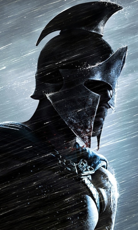 Download mobile wallpaper Rain, Warrior, Movie, Spartan, 300: Rise Of An Empire for free.