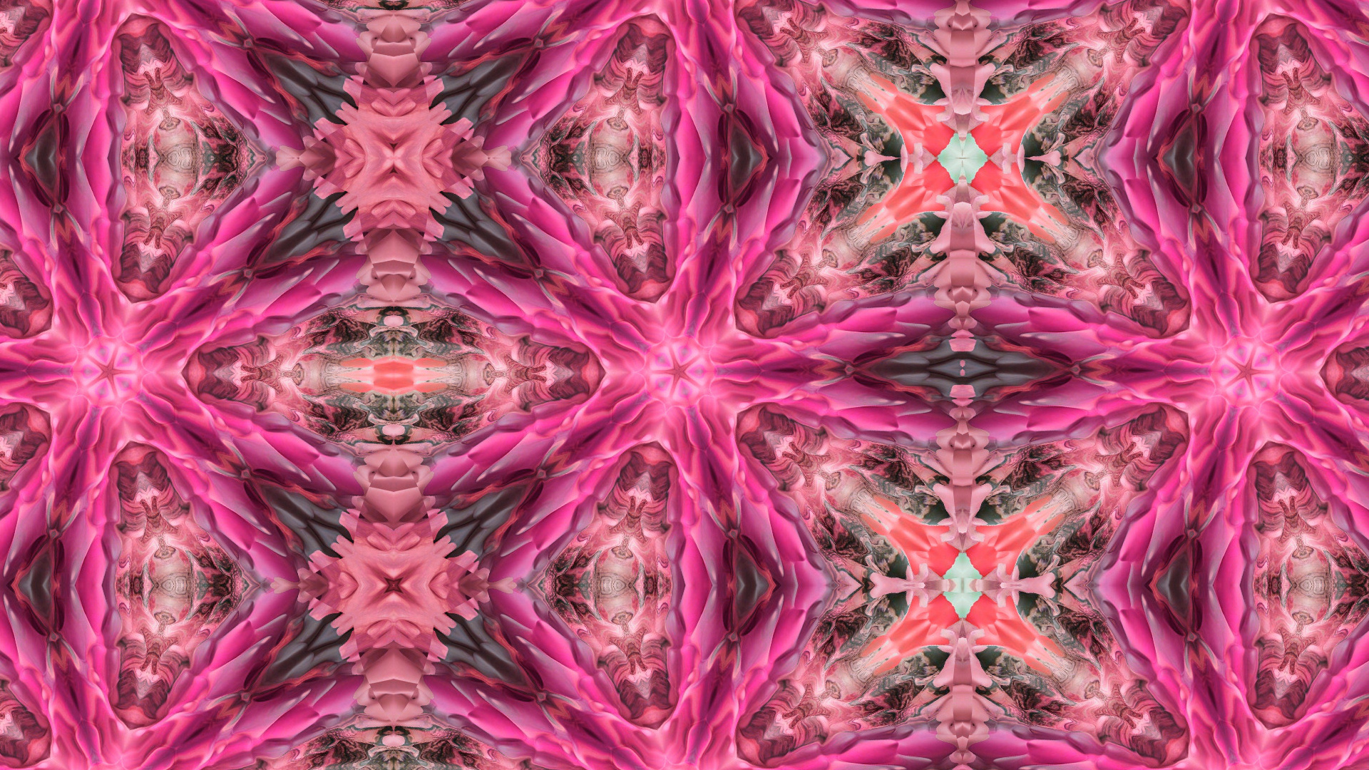 Download mobile wallpaper Abstract, Pink, Pattern, Colors, Kaleidoscope, Psychedelic for free.