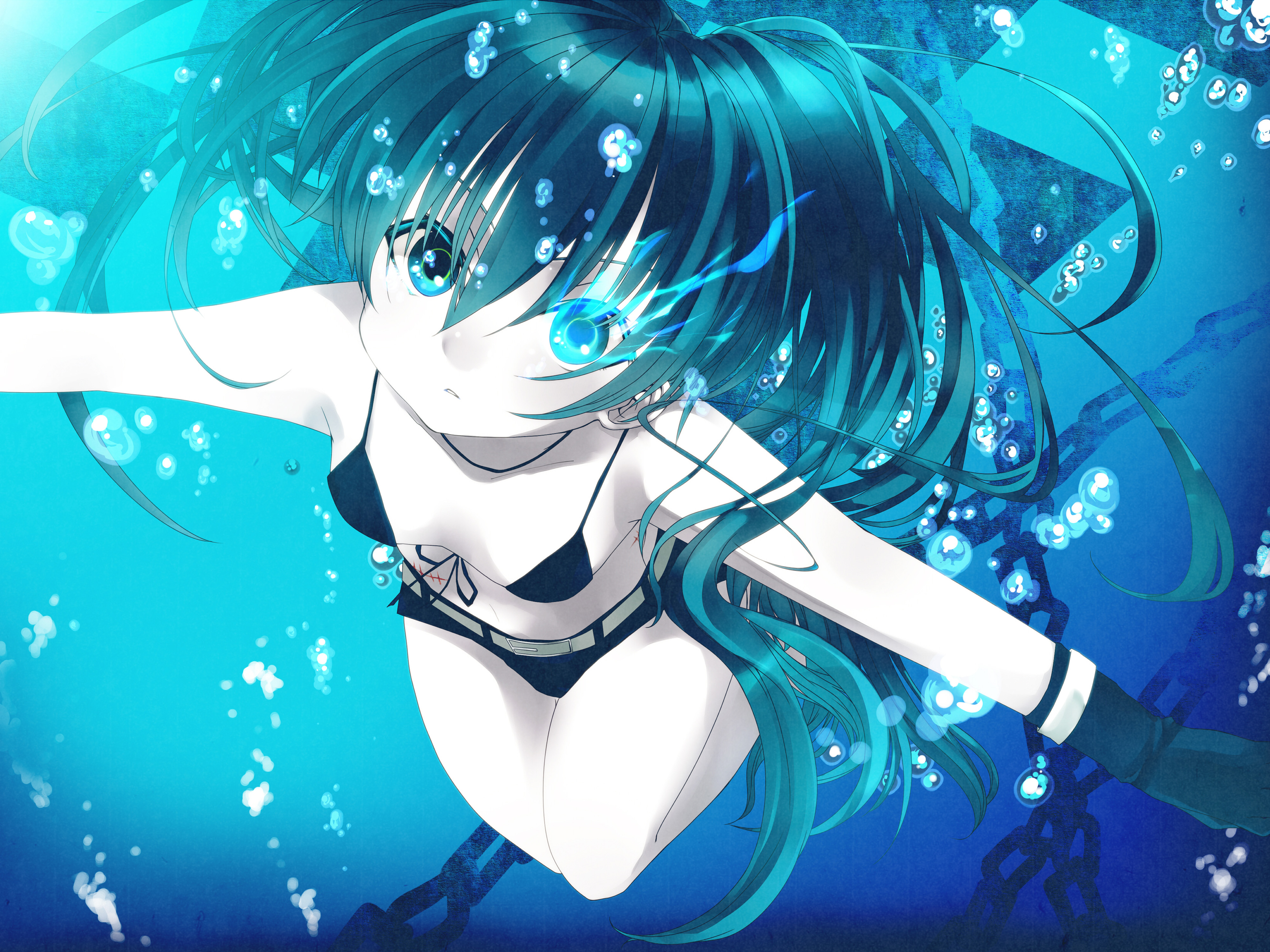 Download mobile wallpaper Anime, Black Rock Shooter for free.