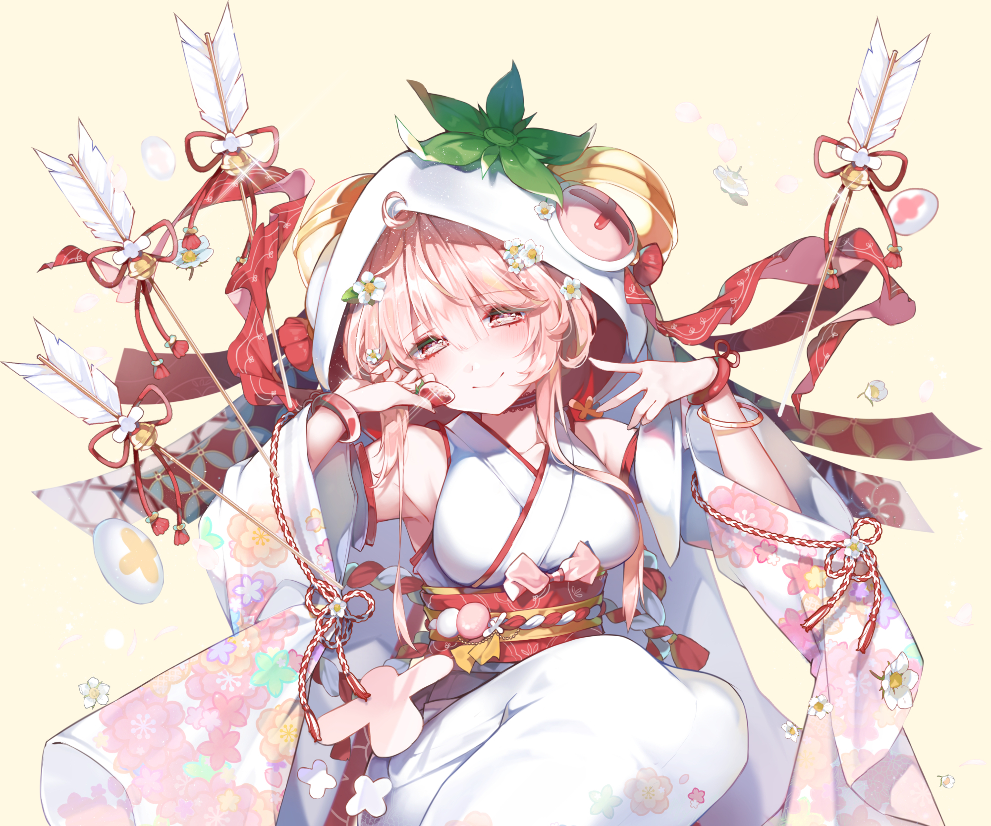 video game, food fantasy, strawberry daifuku