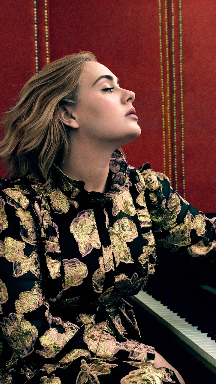Download mobile wallpaper Music, Singer, Blonde, English, Adele for free.