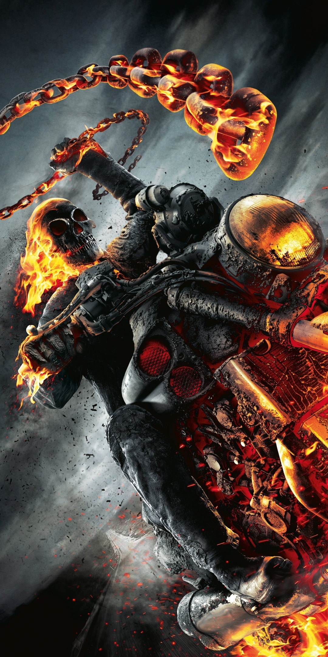 Download mobile wallpaper Ghost Rider, Movie, Ghost Rider: Spirit Of Vengeance for free.