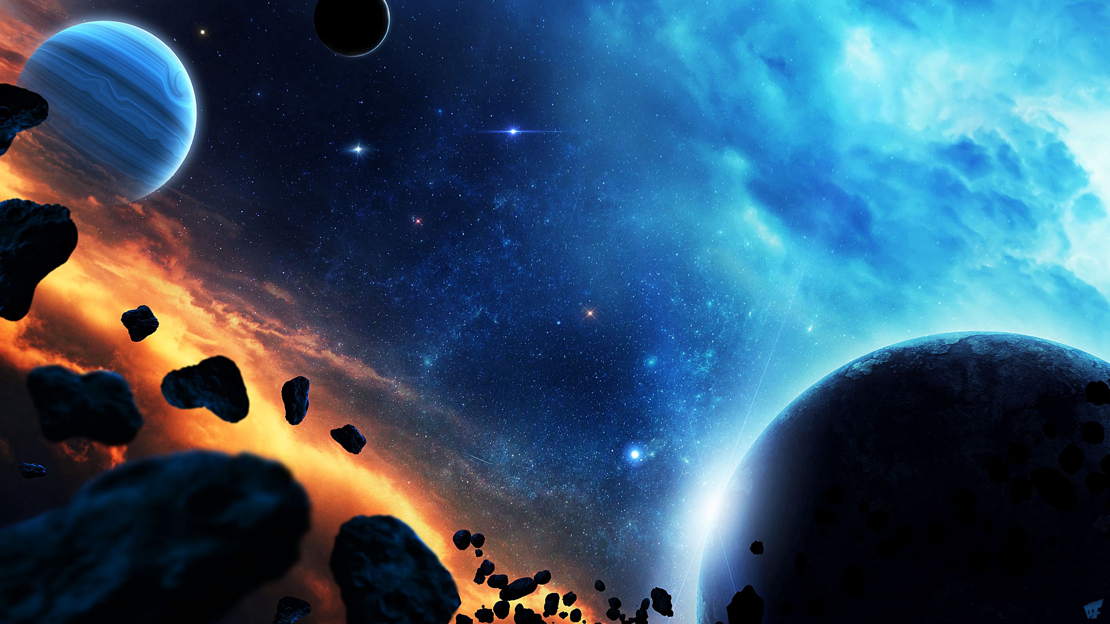 83417 скачать обои космос, камни, планета, метеориты - заставки и картинки бесплатно