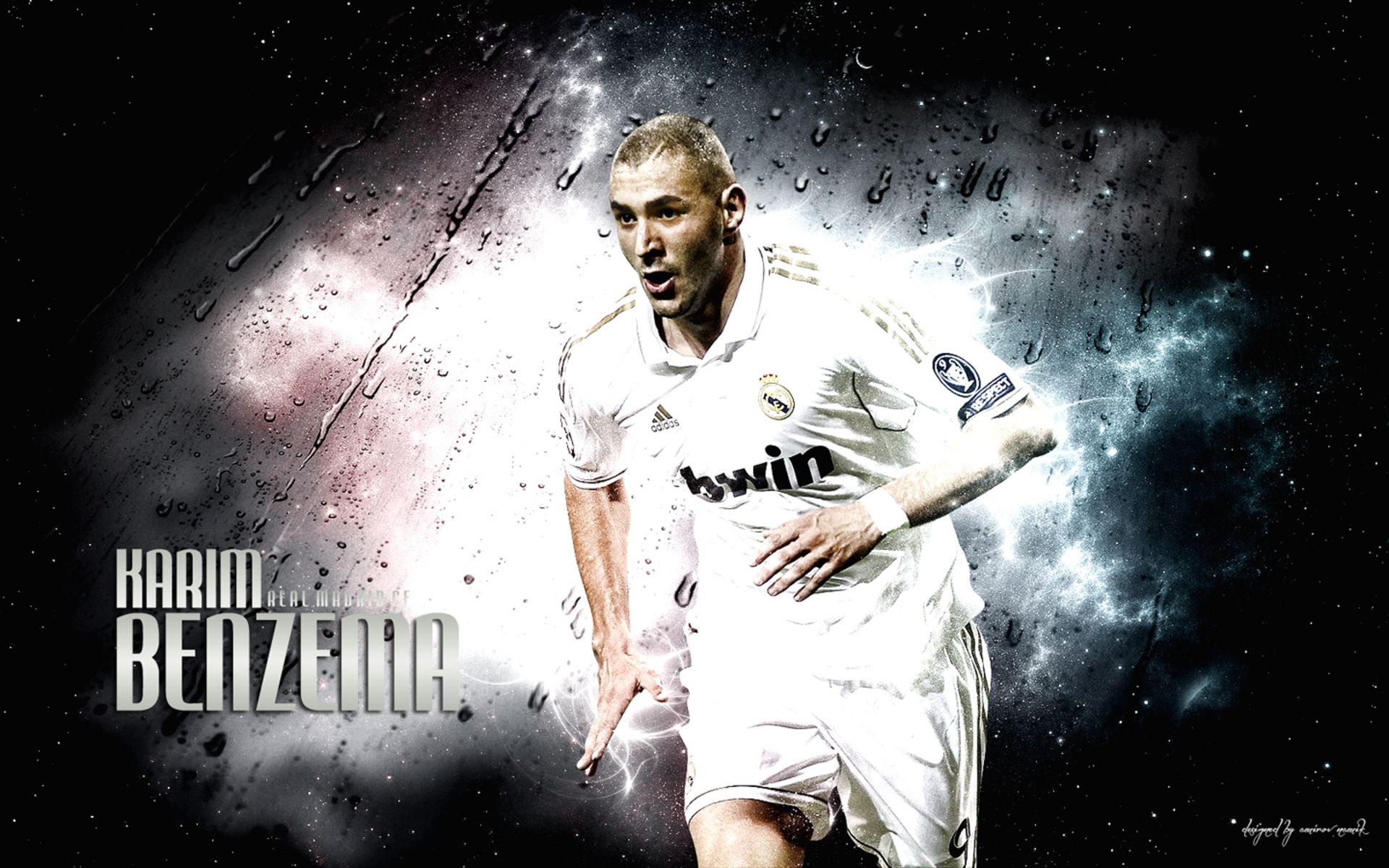 Download mobile wallpaper Sports, Soccer, Real Madrid C F, Karim Benzema for free.