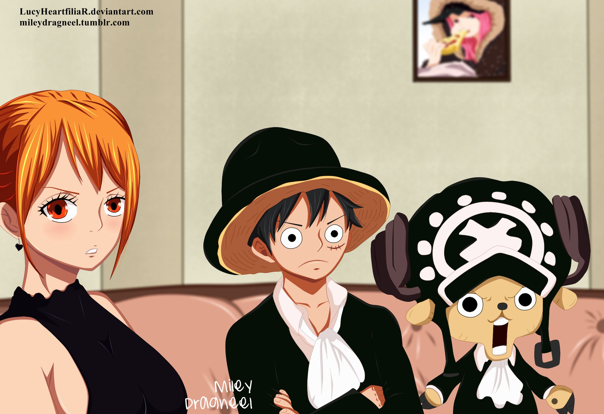 Free download wallpaper Anime, One Piece, Tony Tony Chopper, Monkey D Luffy, Nami (One Piece) on your PC desktop