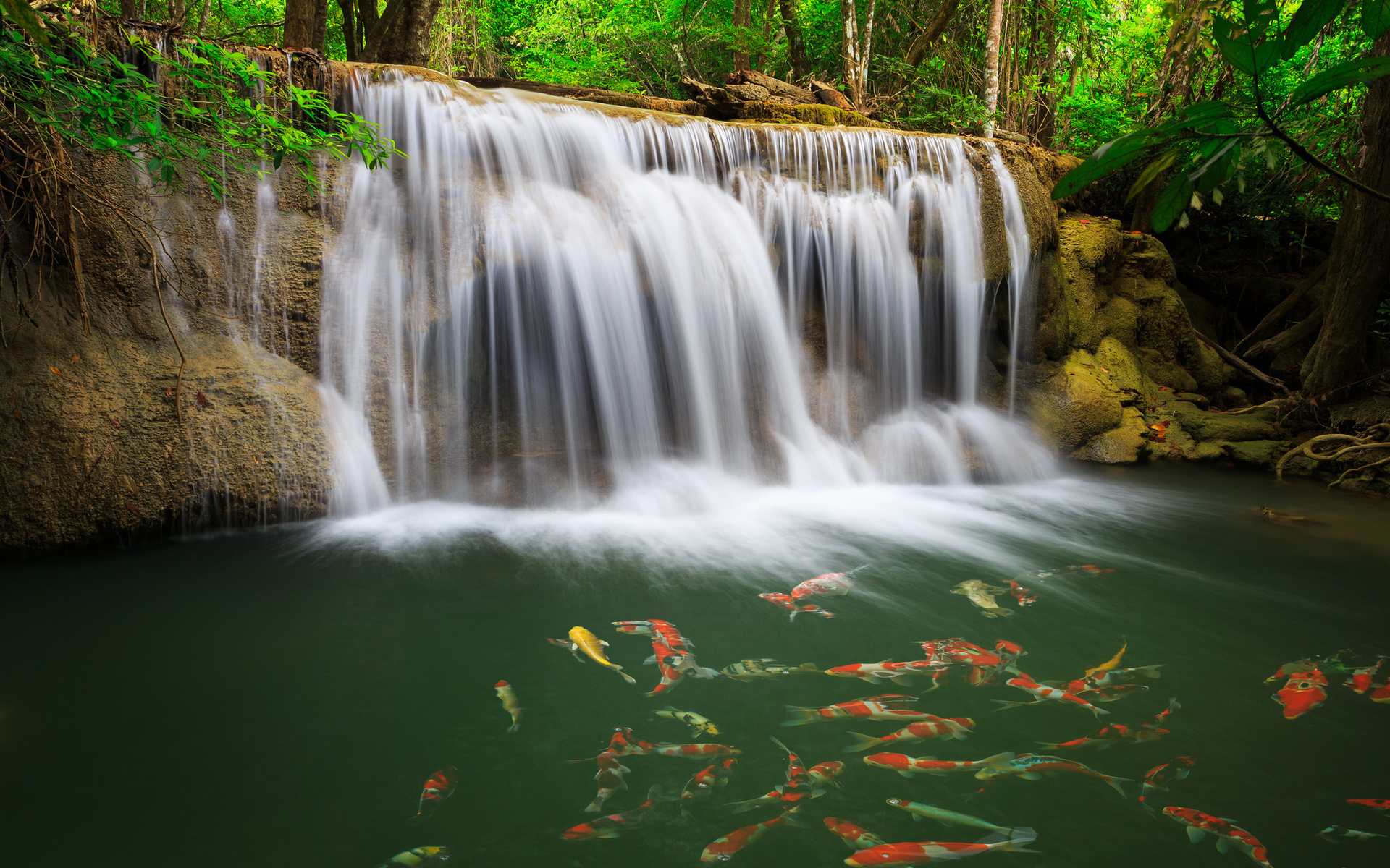 Free download wallpaper Waterfall, Earth on your PC desktop