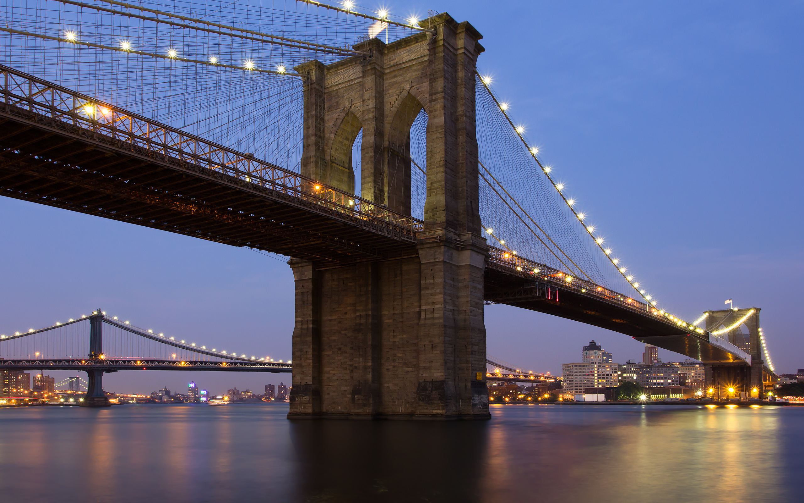 193340 скачать обои нью йорк, сделано человеком, бруклинский мост, мосты - заставки и картинки бесплатно