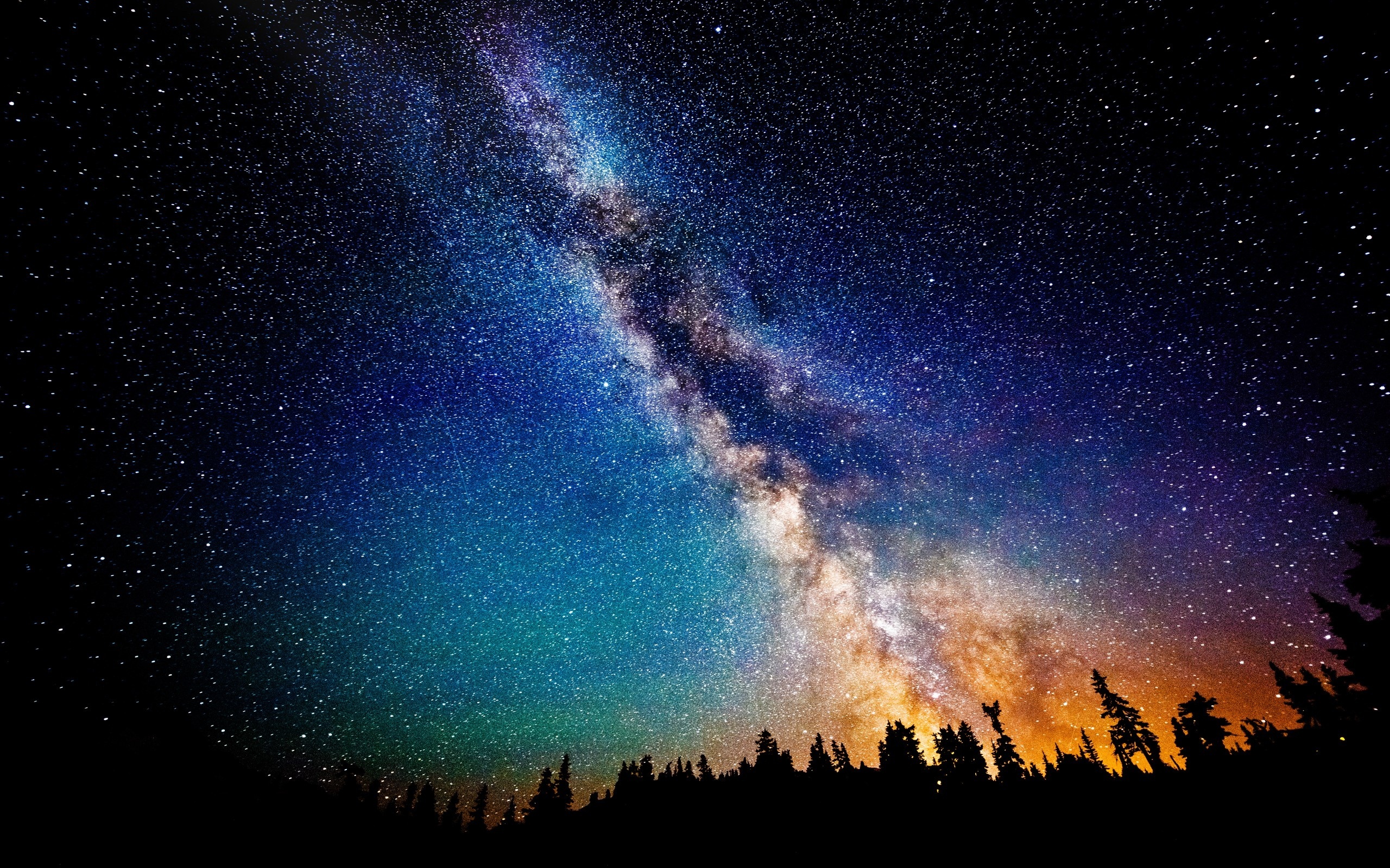 580731 Bild herunterladen milchstraße, sterne, nacht, science fiction, sternenklarer himmel, himmel - Hintergrundbilder und Bildschirmschoner kostenlos