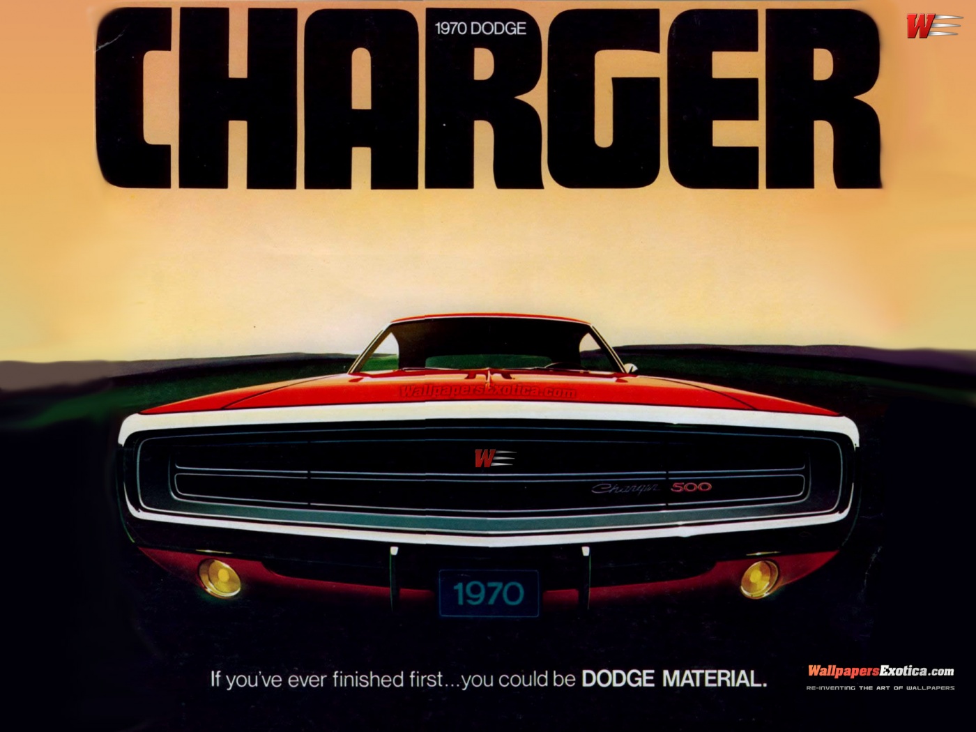 1970 ダッジ チャージャーHDデスクトップの壁紙をダウンロード