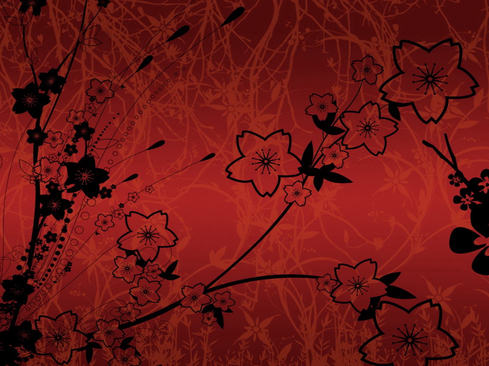 Download mobile wallpaper Background, Flowers, Abstract, Lines, Dark for free.