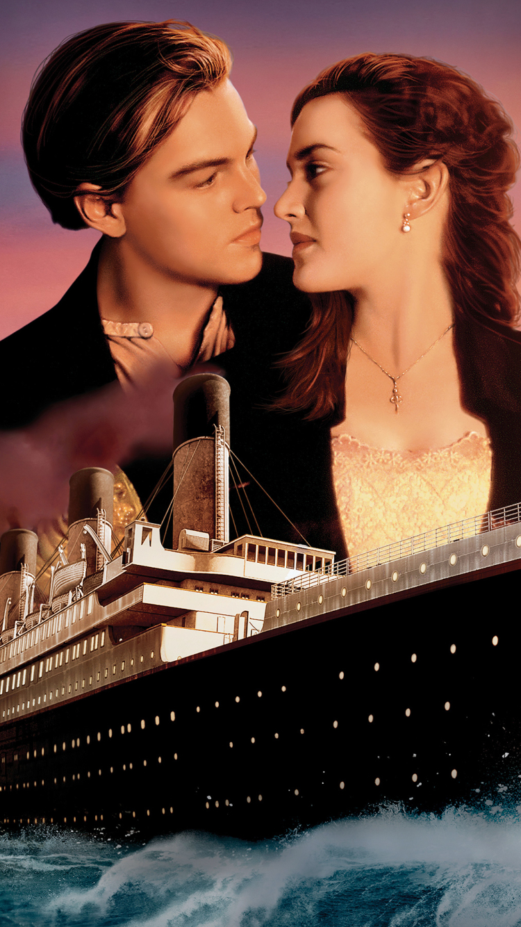 Download mobile wallpaper Leonardo Dicaprio, Movie, Titanic, Kate Winslet for free.