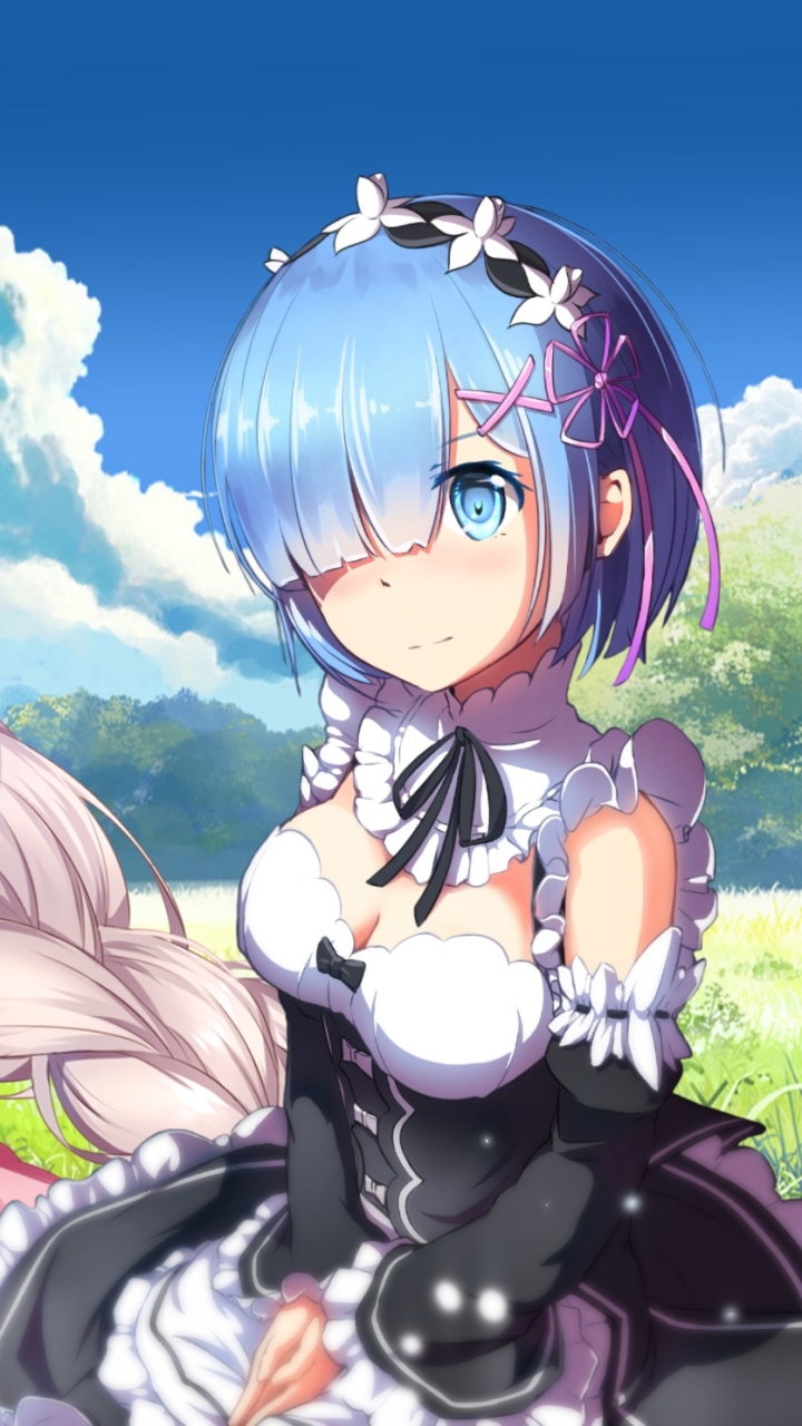 Скачать картинку Аниме, Re:zero Начало Жизни В Другом Мире, Рем (Re: Ноль) в телефон бесплатно.