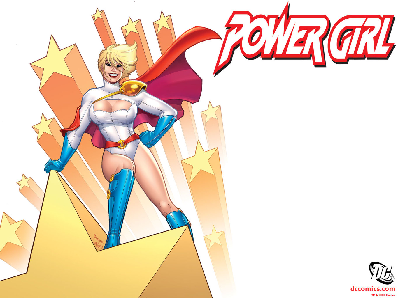 Handy-Wallpaper Powergirl, Comics kostenlos herunterladen.