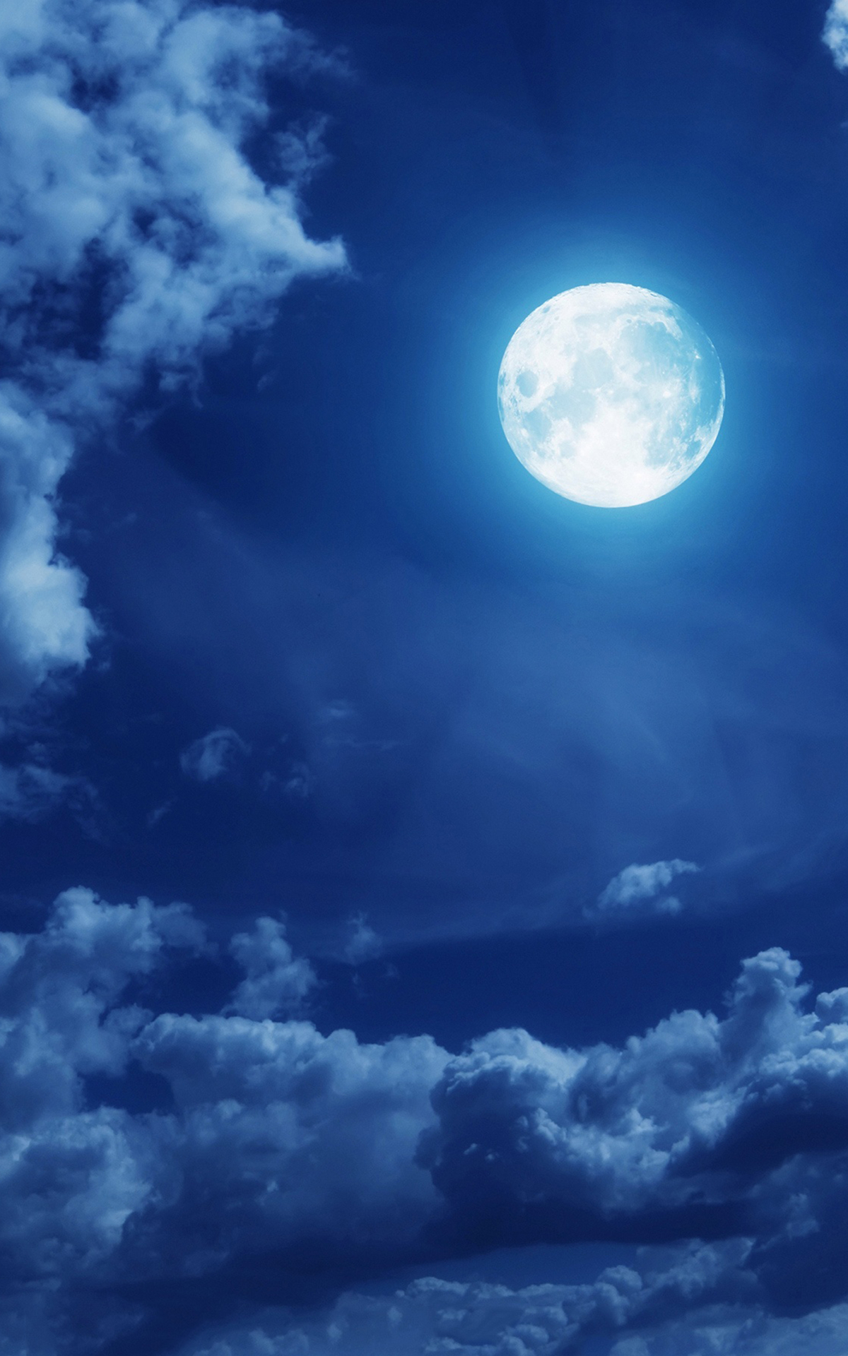 Handy-Wallpaper Natur, Mond, Wolke, Nacht, Himmel, Erde/natur kostenlos herunterladen.