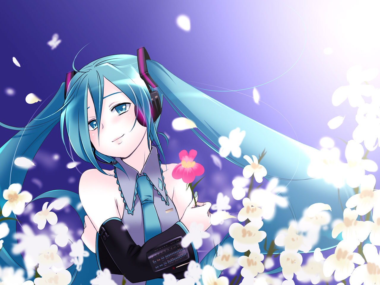 Laden Sie das Vocaloid, Hatsune Miku, Animes-Bild kostenlos auf Ihren PC-Desktop herunter