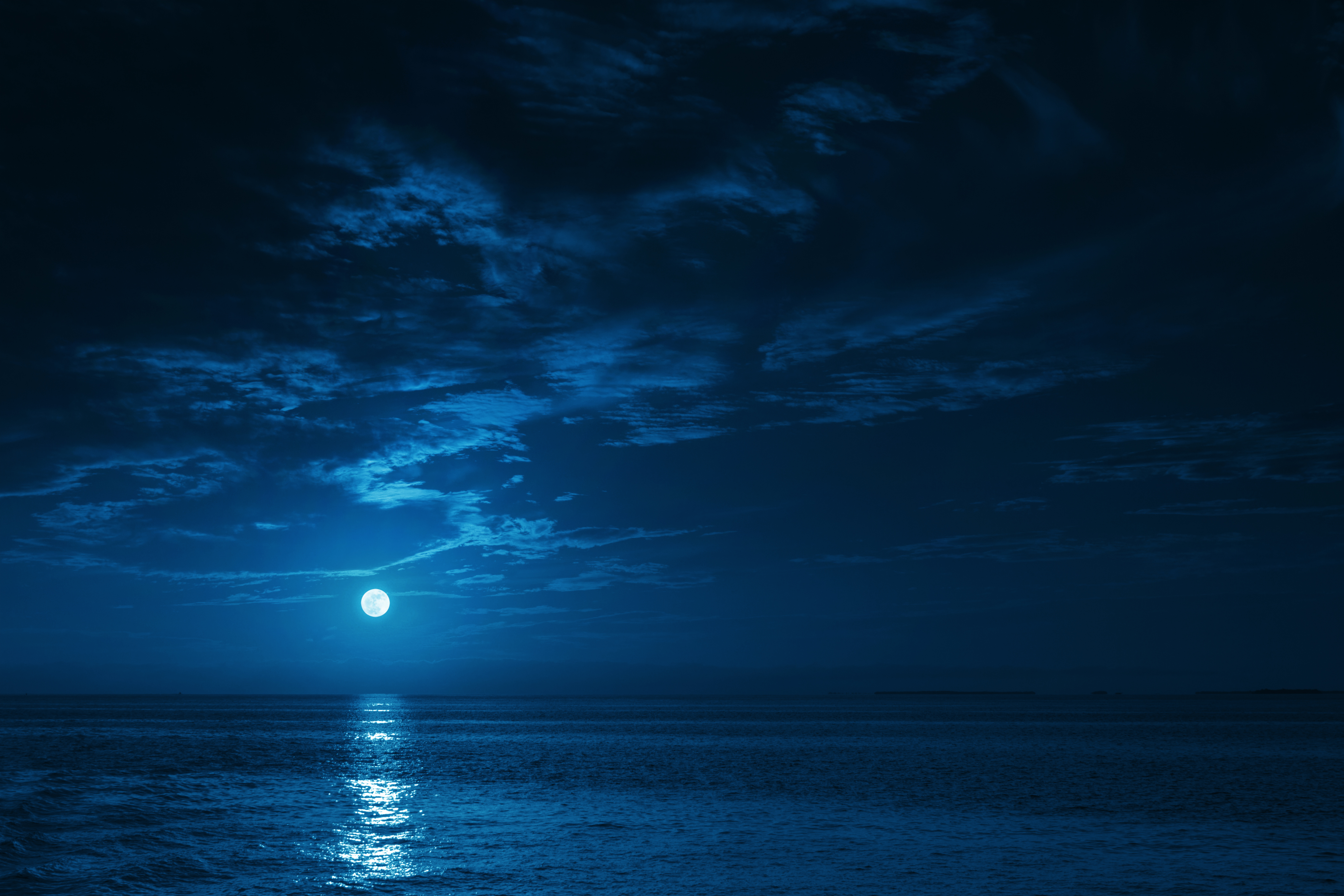 Téléchargez gratuitement l'image Nuit, Lune, Océan, Nuage, Terre/nature sur le bureau de votre PC