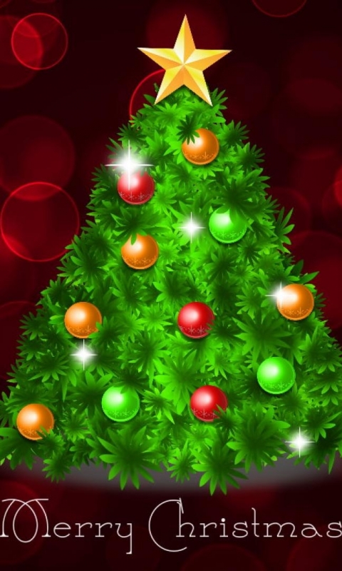 Download mobile wallpaper Christmas, Holiday, Christmas Tree, Christmas Ornaments, Merry Christmas for free.