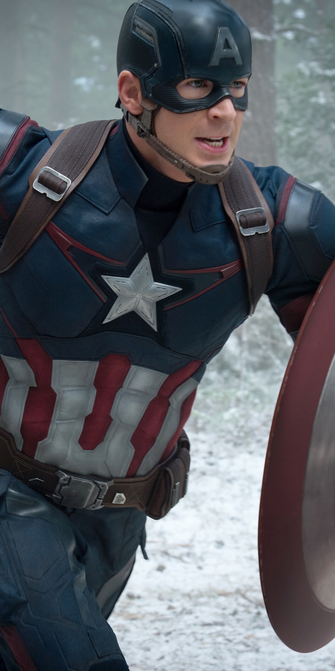 Download mobile wallpaper Captain America, Chris Evans, Movie, The Avengers, Avengers: Age Of Ultron for free.