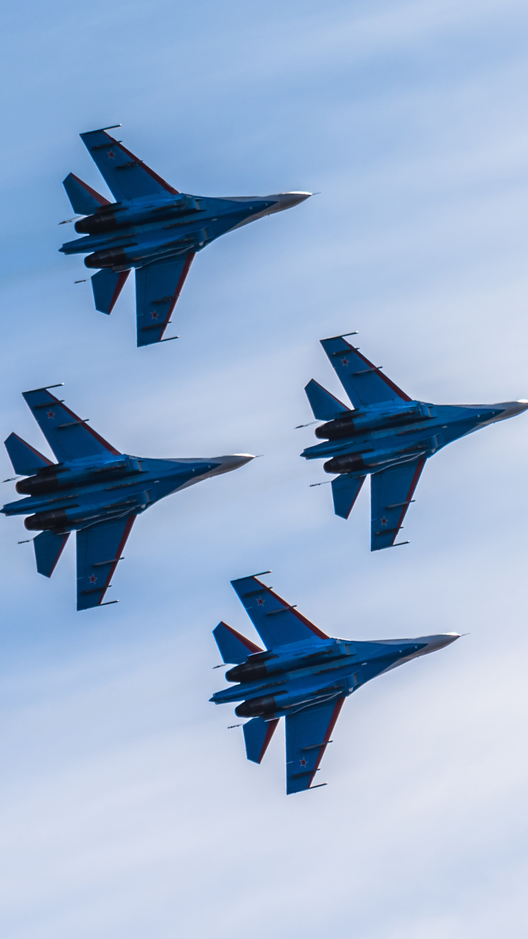 Download mobile wallpaper Aircraft, Military, Jet Fighter, Air Show, Warplane, Sukhoi Su 27, Jet Fighters for free.