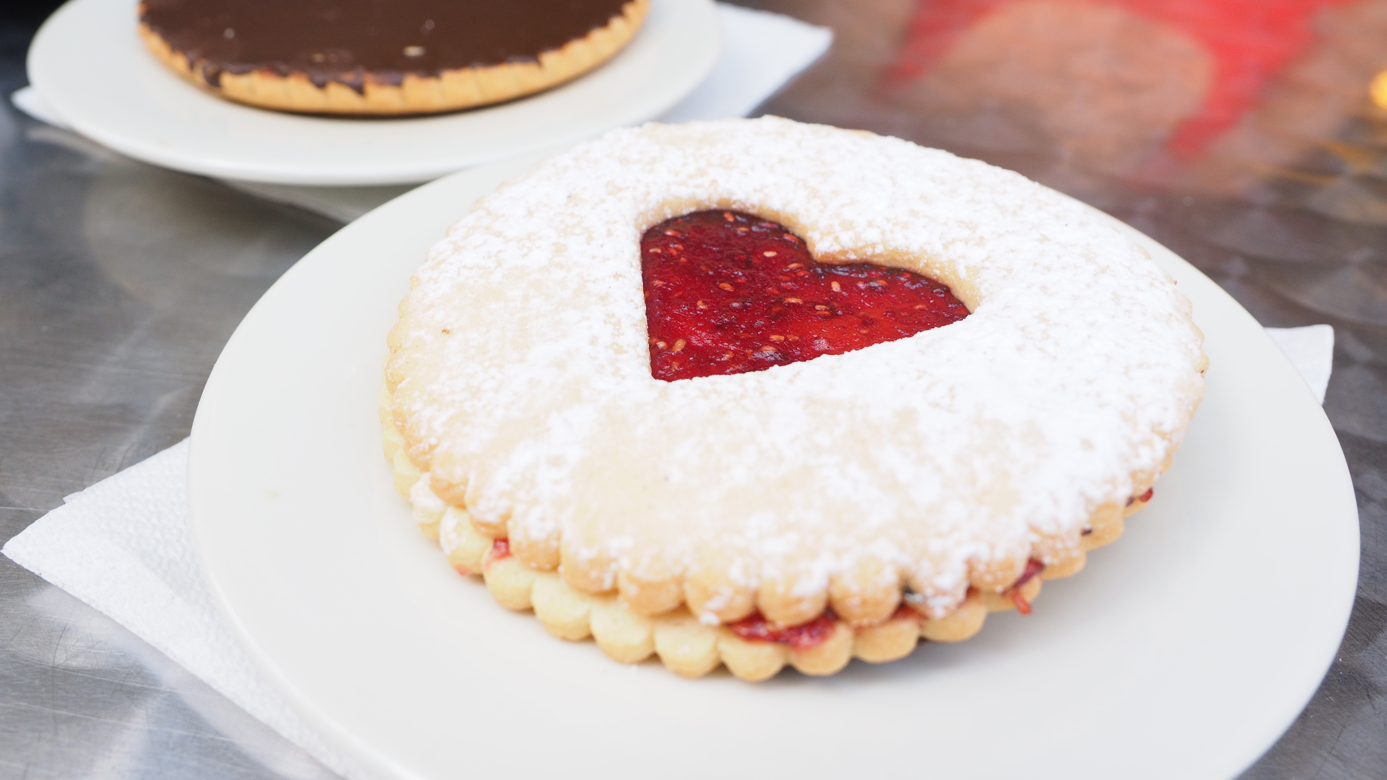 Download mobile wallpaper Food, Jam, Biscuit, Cookie, Heart Shaped for free.