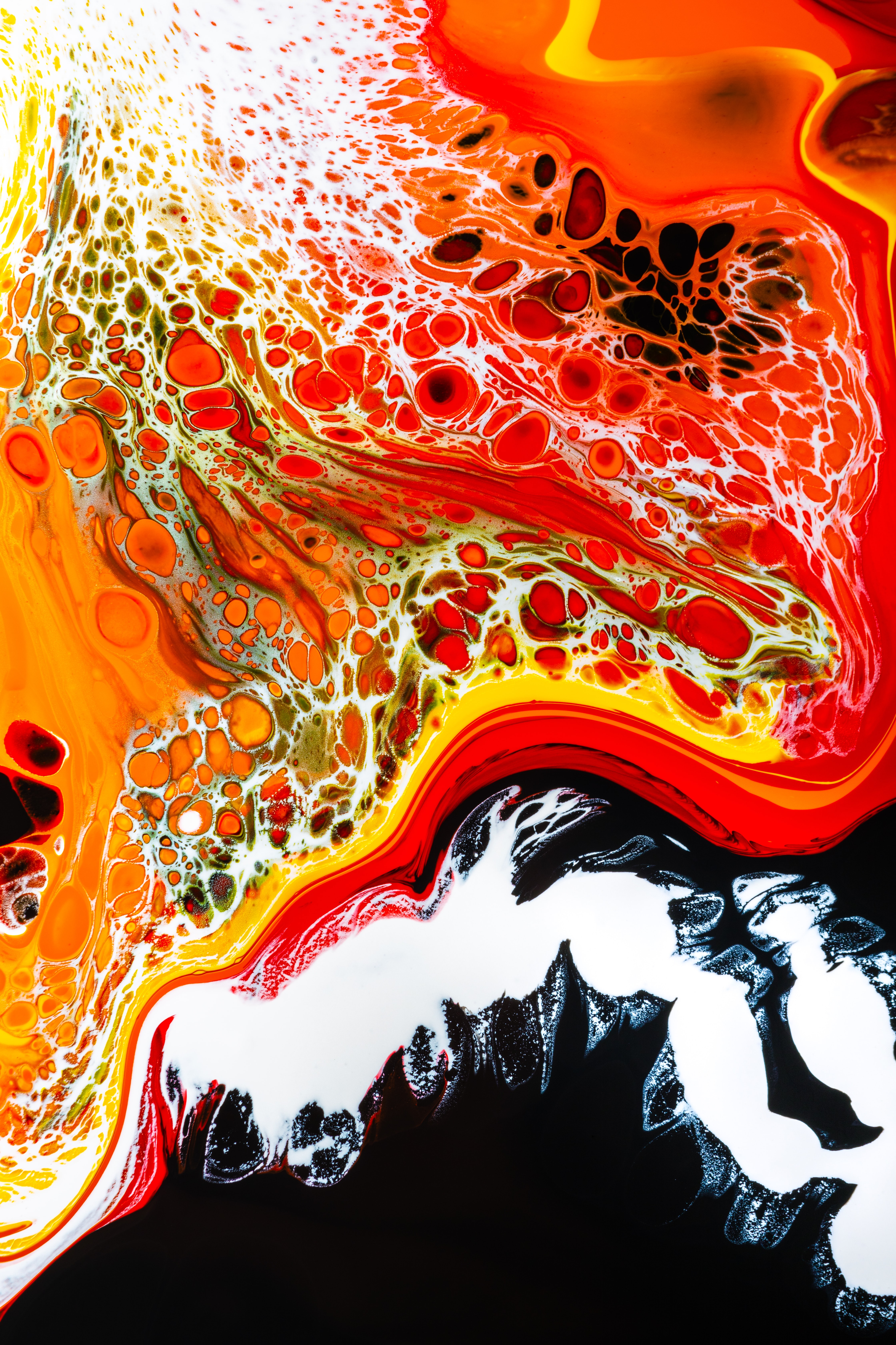 77116 Hintergrundbild herunterladen abstrakt, scheidungen, mehrfarbig, motley, farbe, flüssigkeit, mischen - Bildschirmschoner und Bilder kostenlos