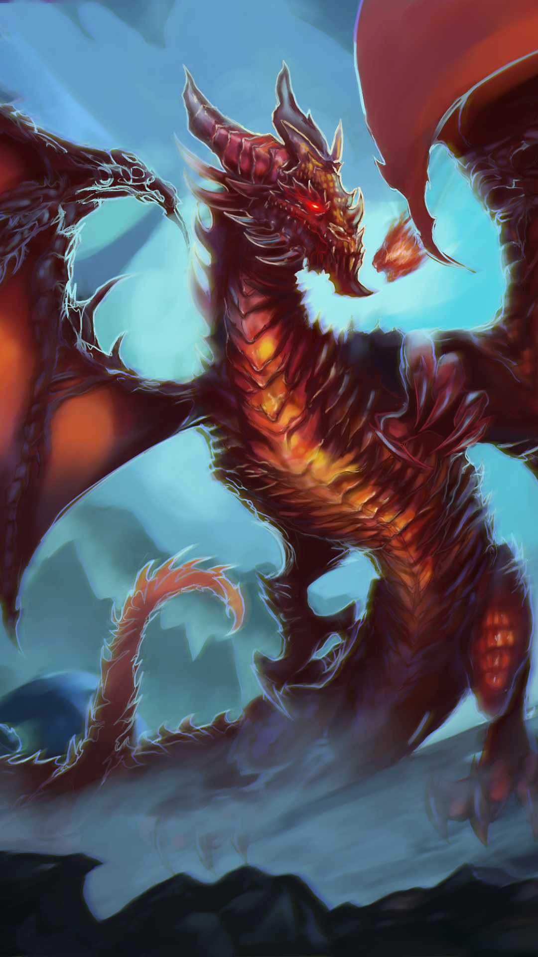 Download mobile wallpaper Fantasy, Dragon for free.