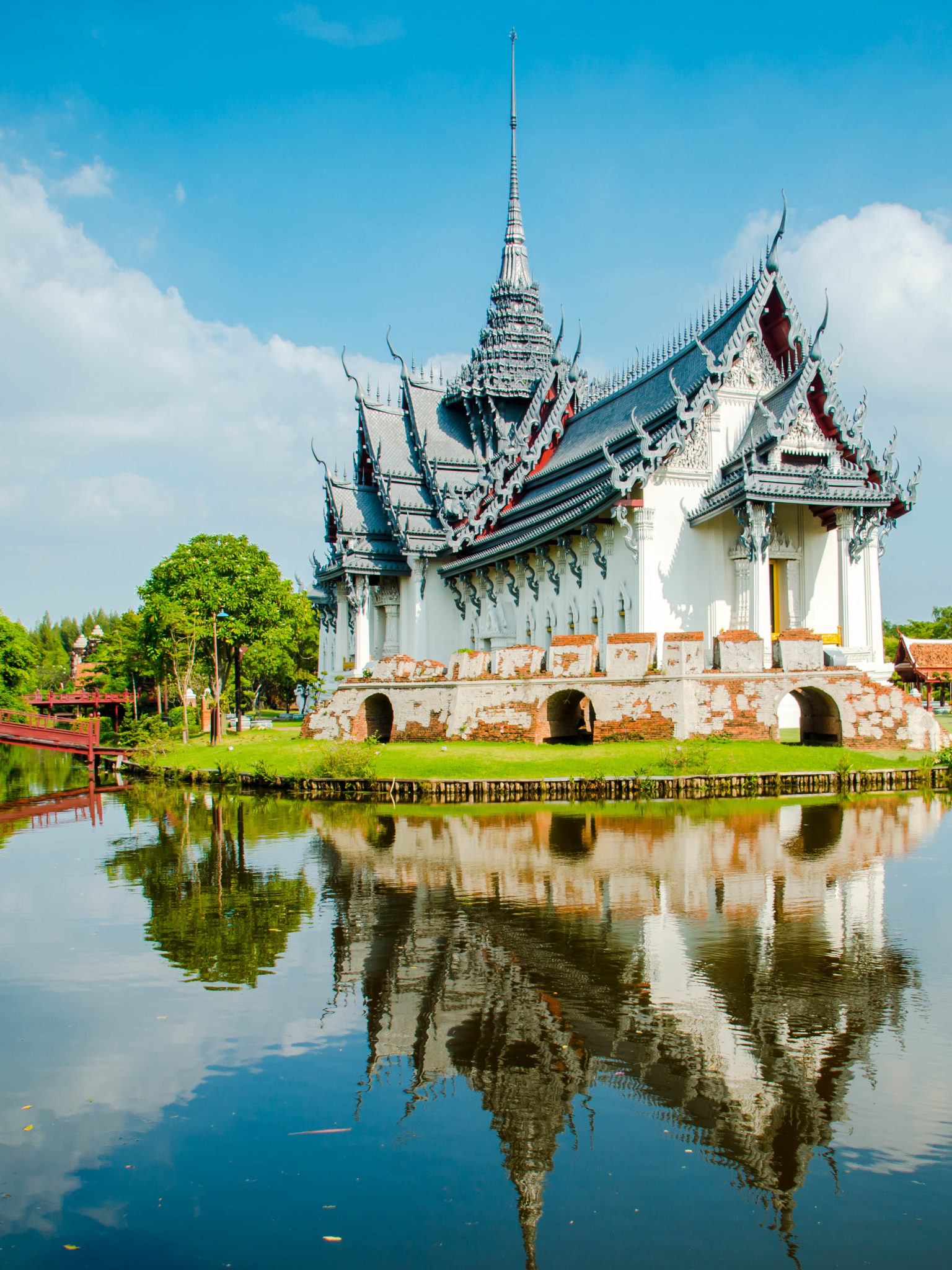 1136350 скачать обои таиланд, сделано человеком, дворец санпхет прасат, архитектура, бангкок, дворцы - заставки и картинки бесплатно