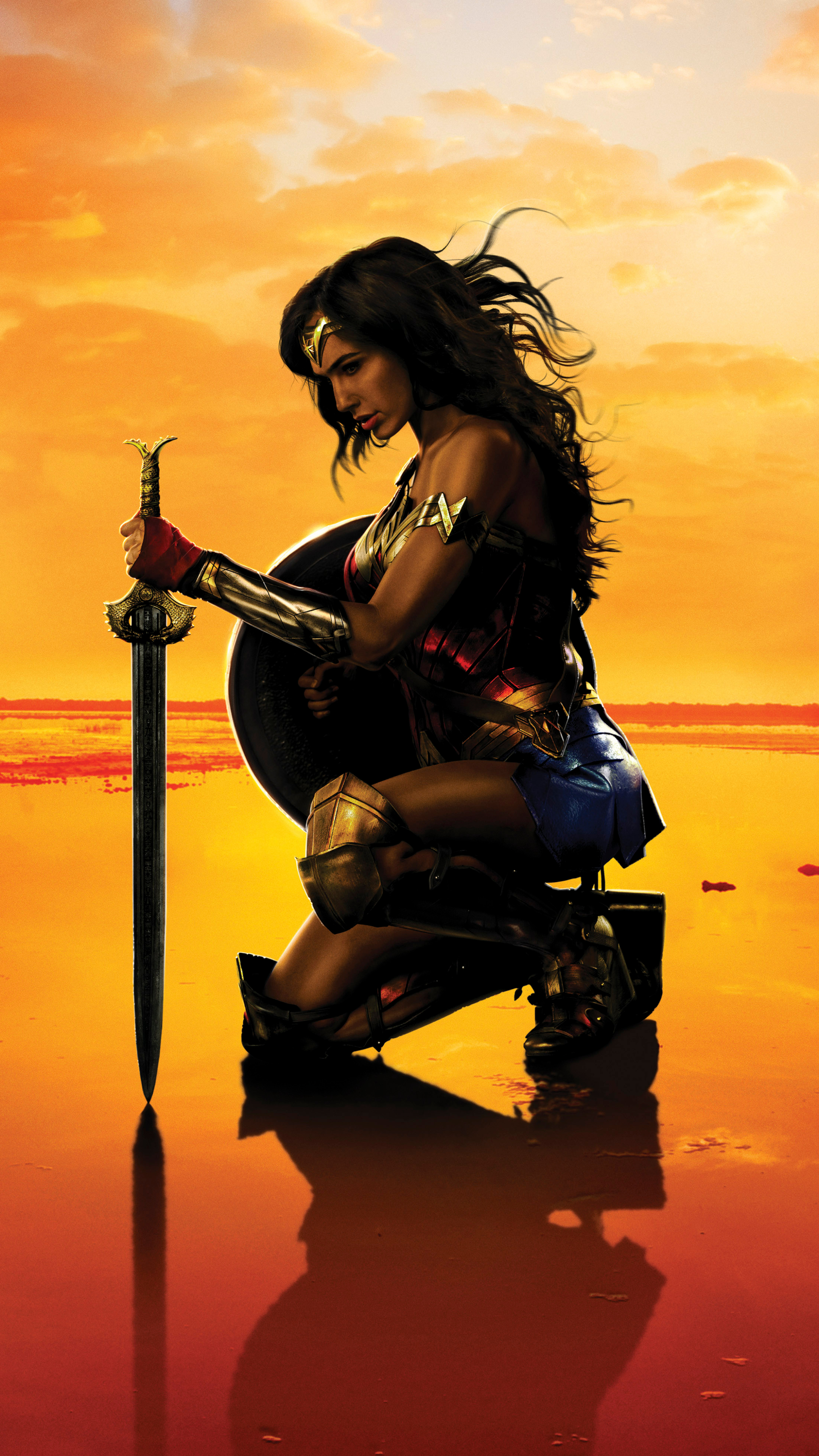 Handy-Wallpaper Filme, Wonderwoman, Gal Gadot, Wonder Woman kostenlos herunterladen.