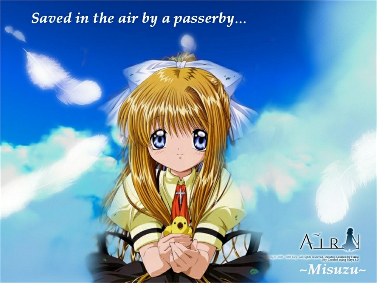 Free download wallpaper Anime, Air, Misuzu Kamio on your PC desktop