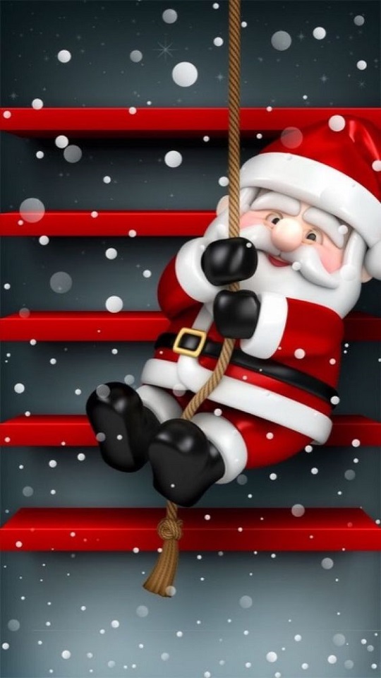 Download mobile wallpaper Christmas, Holiday, Santa for free.