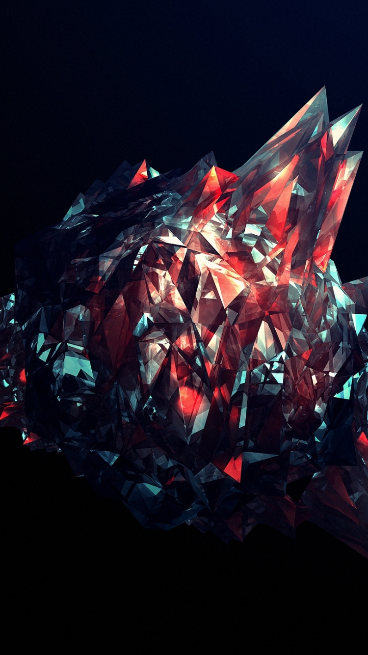 Download mobile wallpaper Abstract, Facets for free.