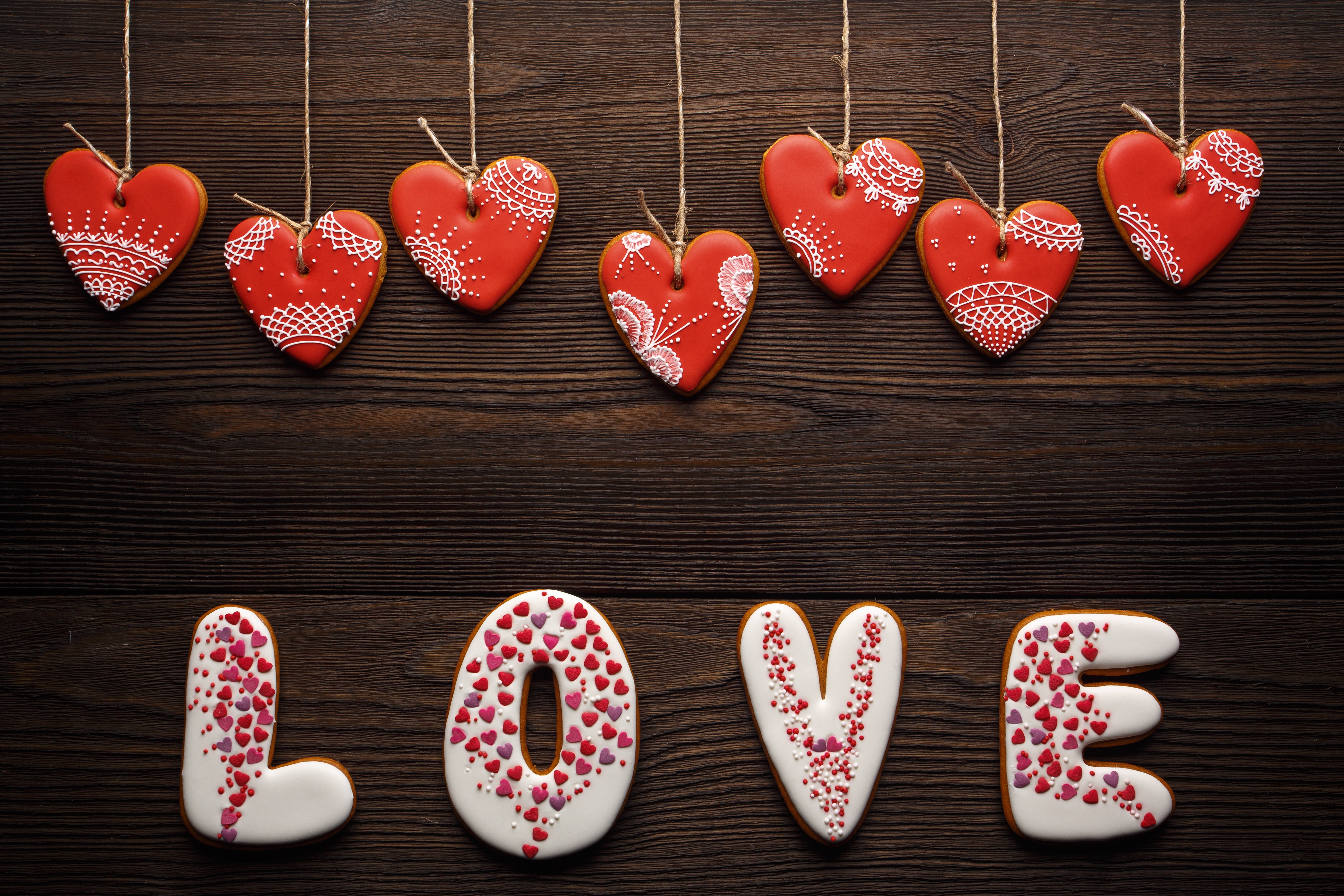 love, artistic, cookie, heart, heart shaped, romantic, valentine's day
