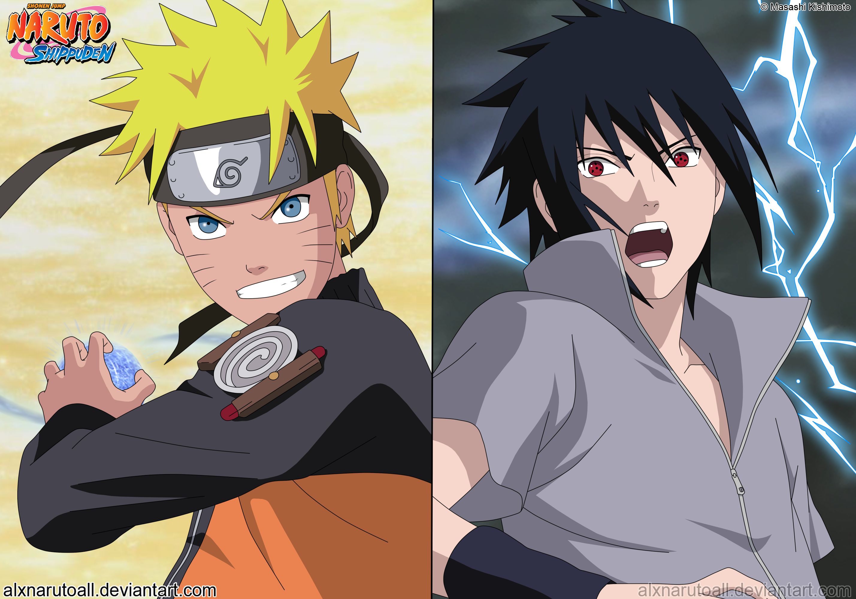 Free download wallpaper Anime, Naruto, Sasuke Uchiha, Naruto Uzumaki on your PC desktop