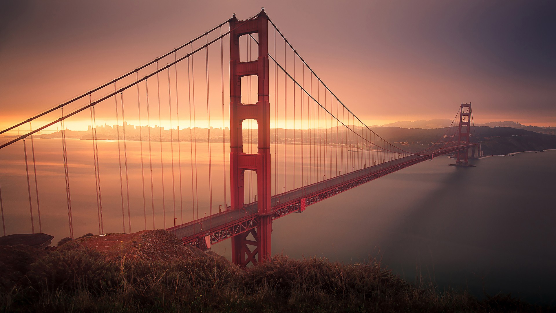 Download mobile wallpaper Golden Gate, Man Made for free.