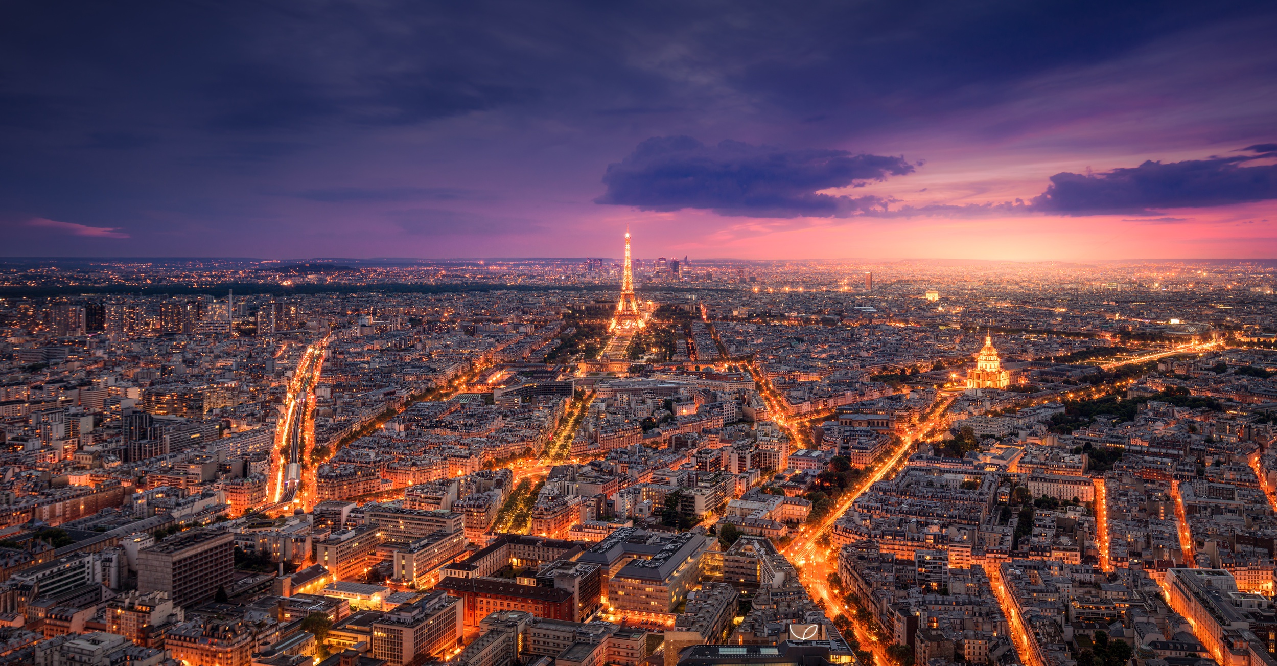 Free download wallpaper Cities, Paris, Eiffel Tower, City, Light, France, Cityscape, Man Made on your PC desktop