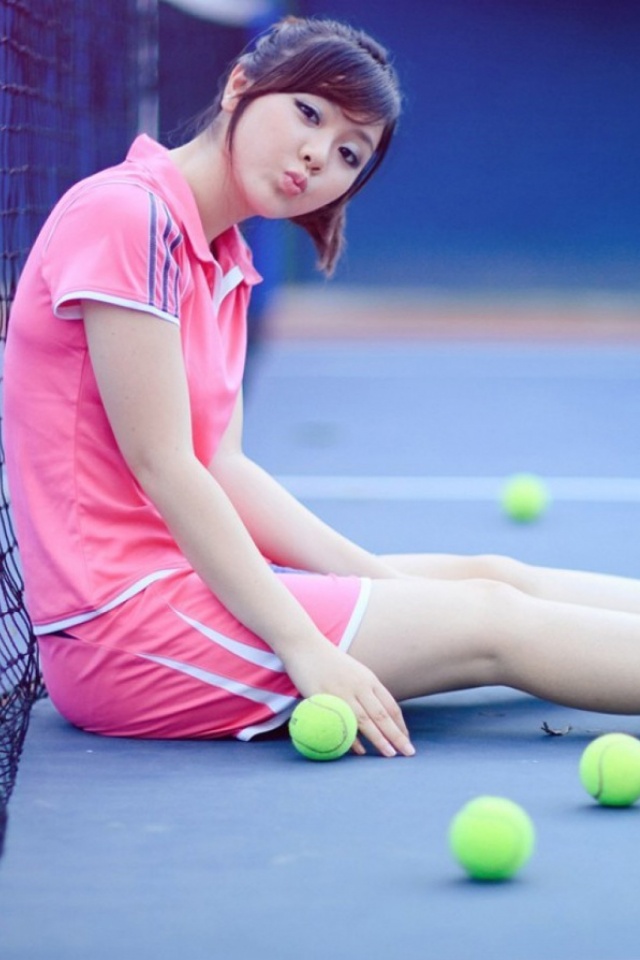 Handy-Wallpaper Sport, Tennis, Asiatisch, Asiatinnen, Vietnamesisch kostenlos herunterladen.