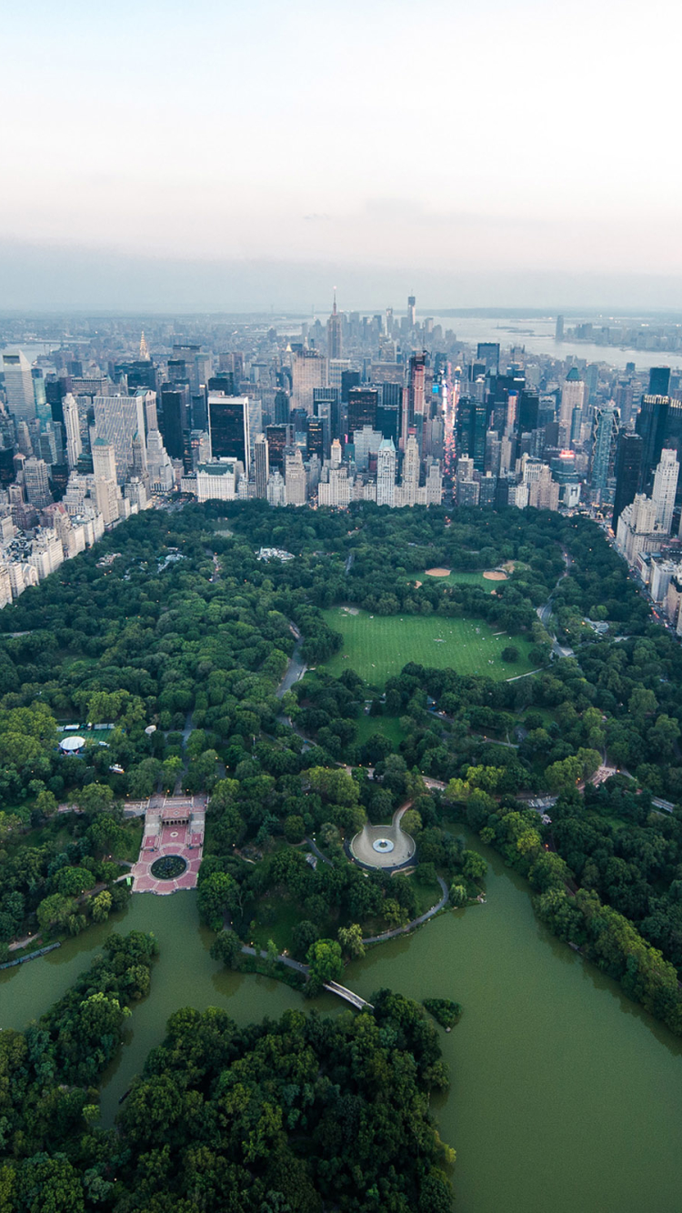 Скачать картинку Города, Сделано Человеком, Манхэттен в телефон бесплатно.