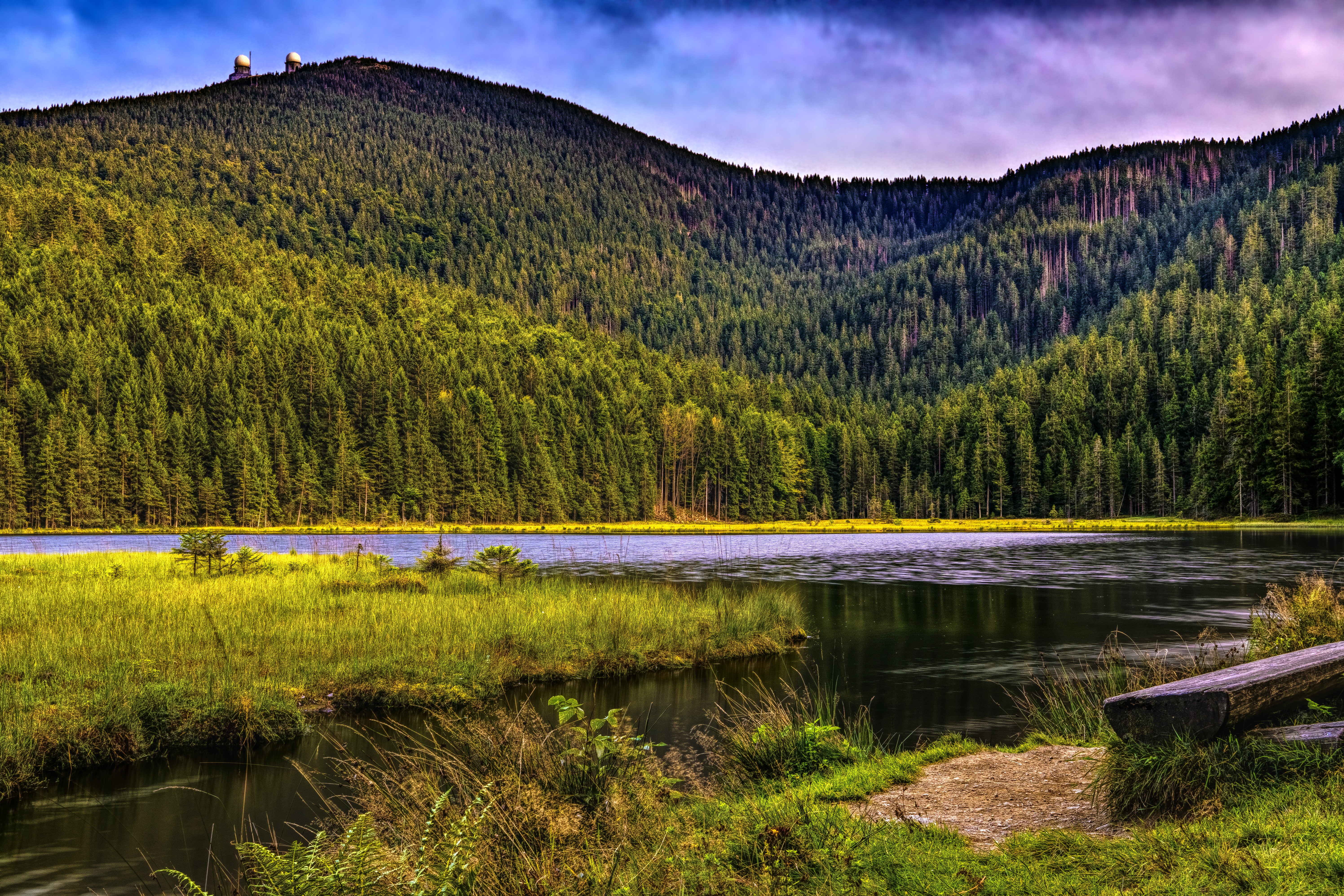 Laden Sie das Natur, Bäume, Grass, Mountains, Flüsse-Bild kostenlos auf Ihren PC-Desktop herunter