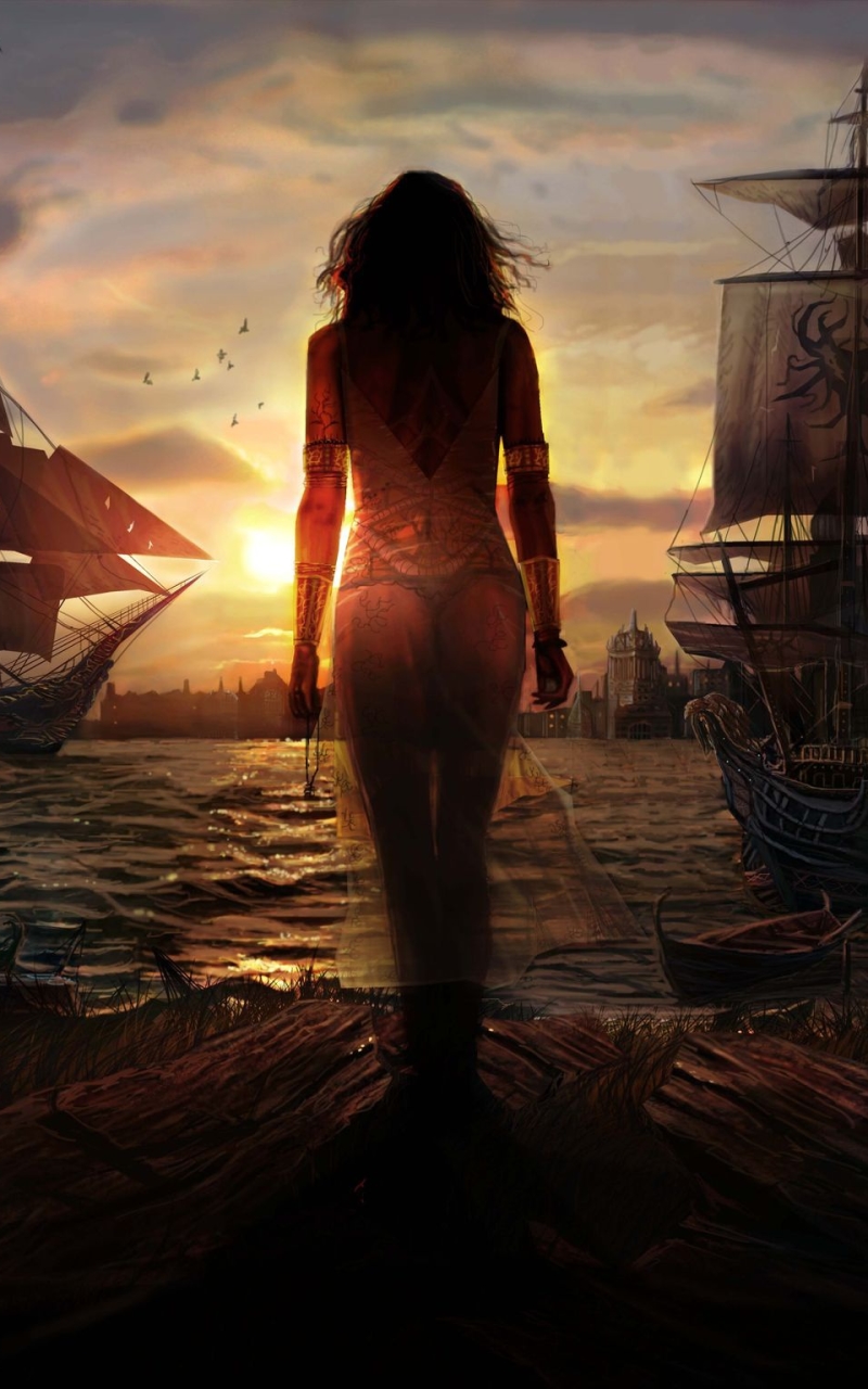 Descarga gratuita de fondo de pantalla para móvil de Fantasía, Pirata.
