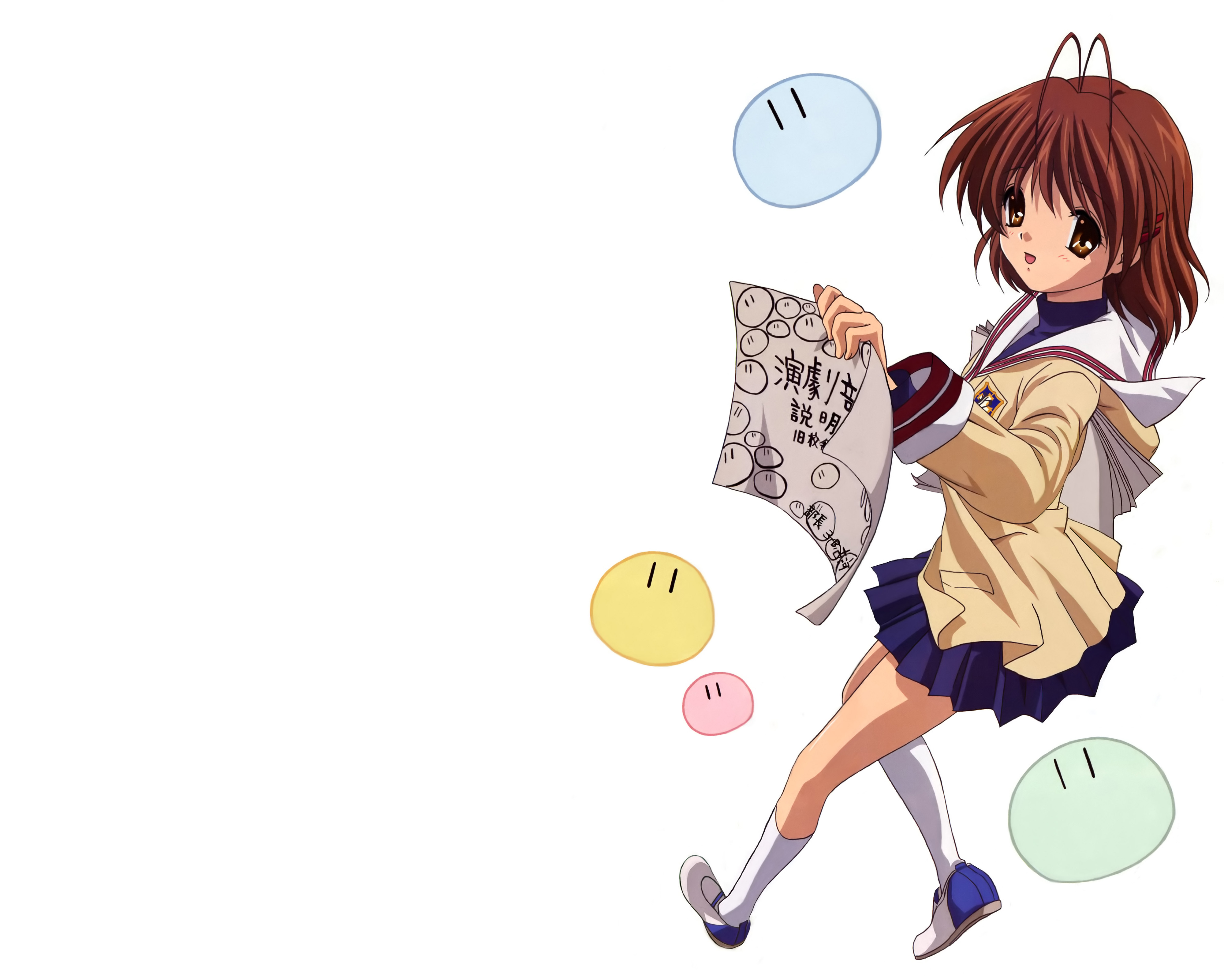 Handy-Wallpaper Animes, Clannad, Nagisa Furukawa kostenlos herunterladen.