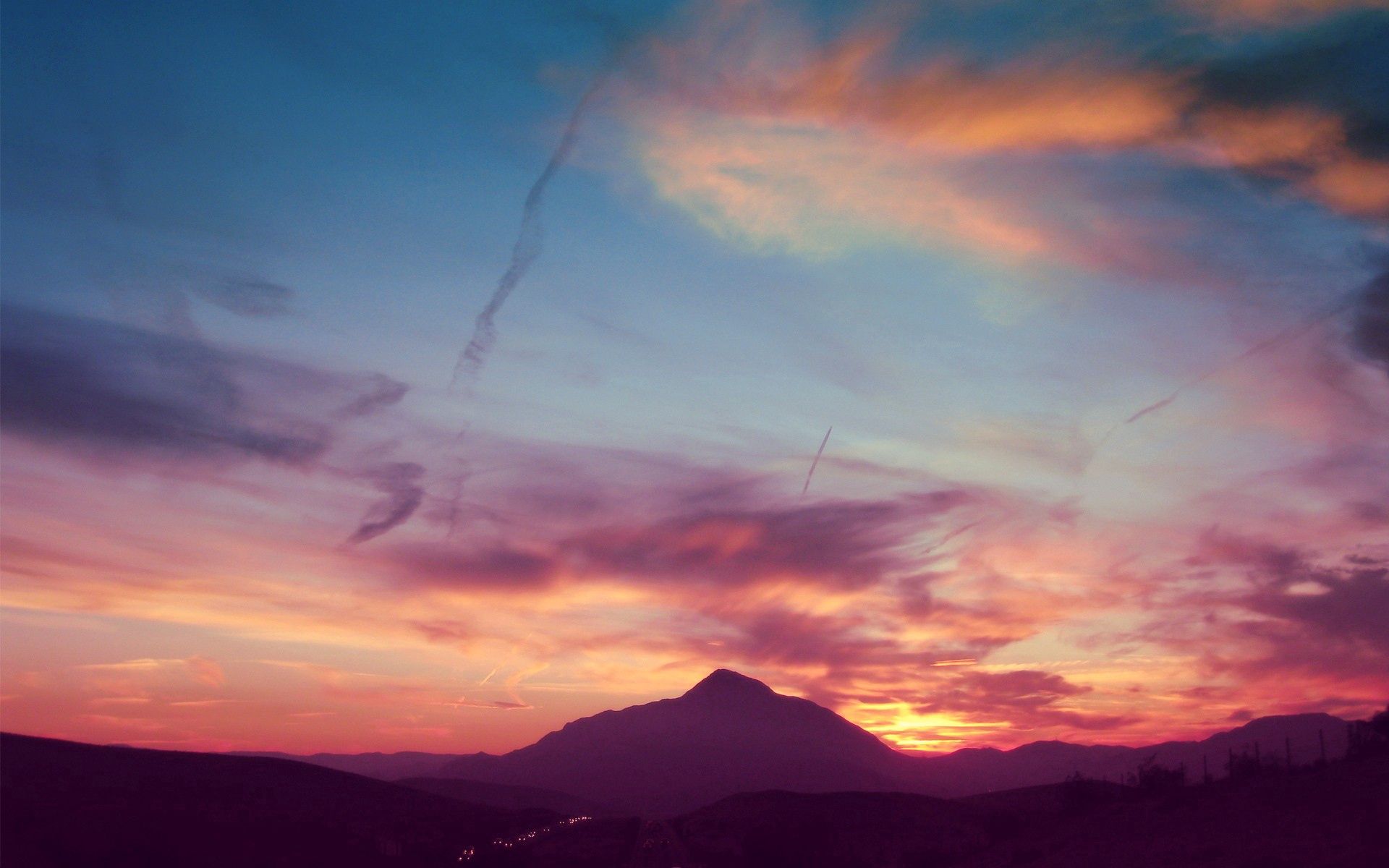 Laden Sie das Natur, Mountains, Clouds, Sky, Patterns-Bild kostenlos auf Ihren PC-Desktop herunter