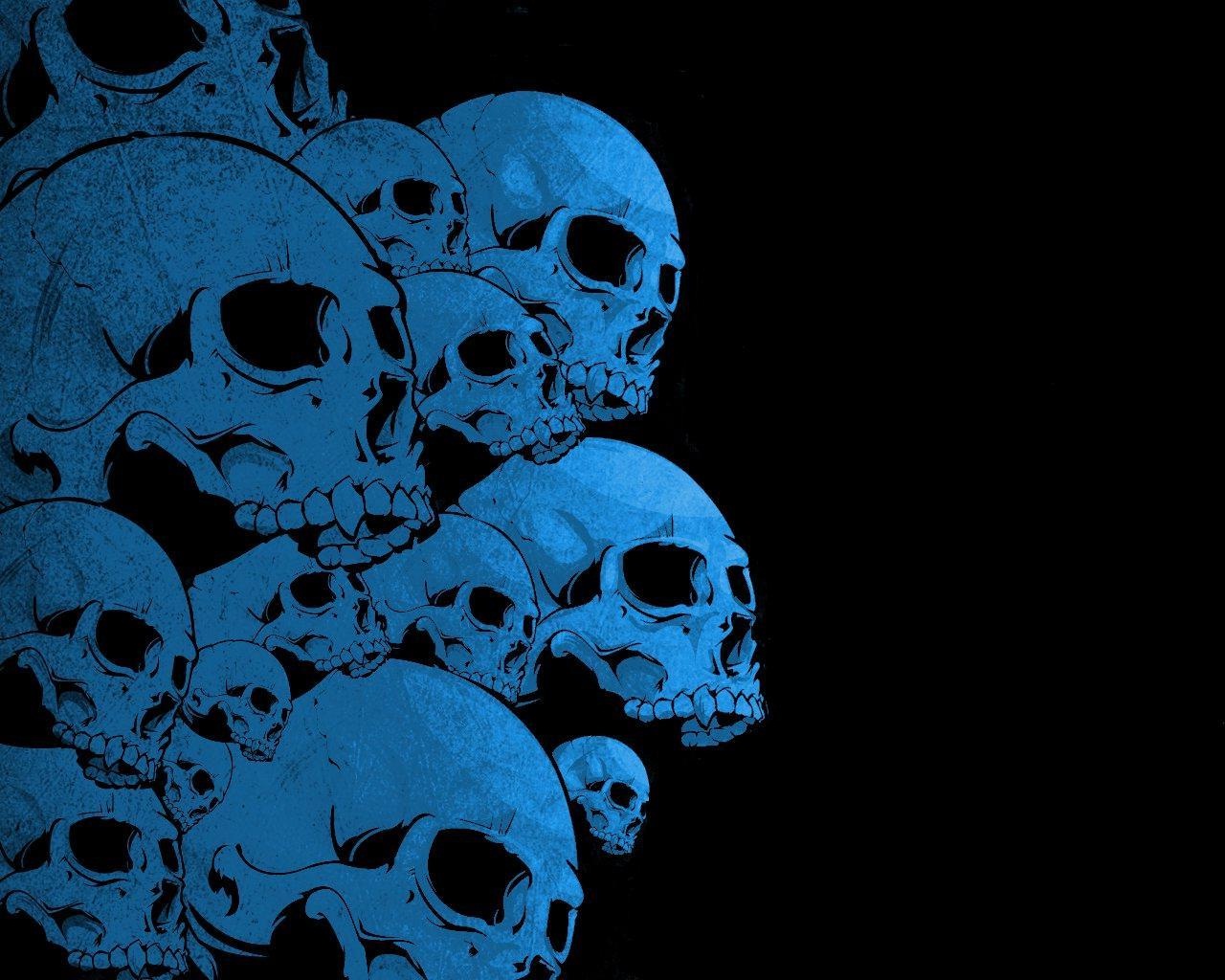 Free download wallpaper Dark, Skull on your PC desktop