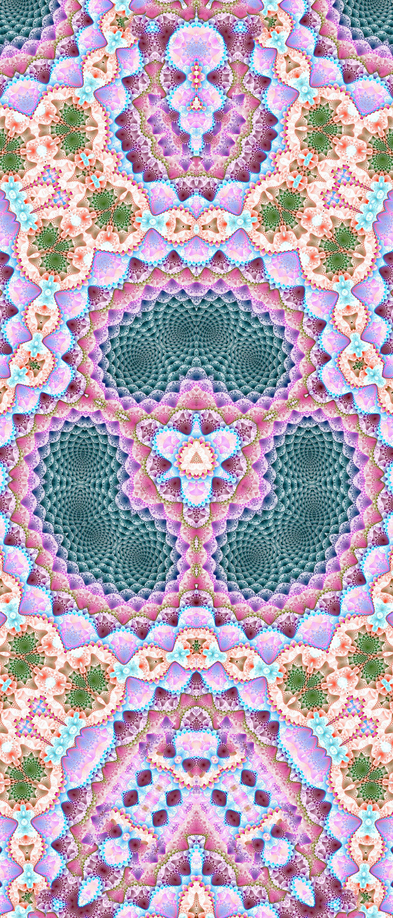 Baixar papel de parede para celular de Abstrato, Rosa, 3D, Fractal gratuito.